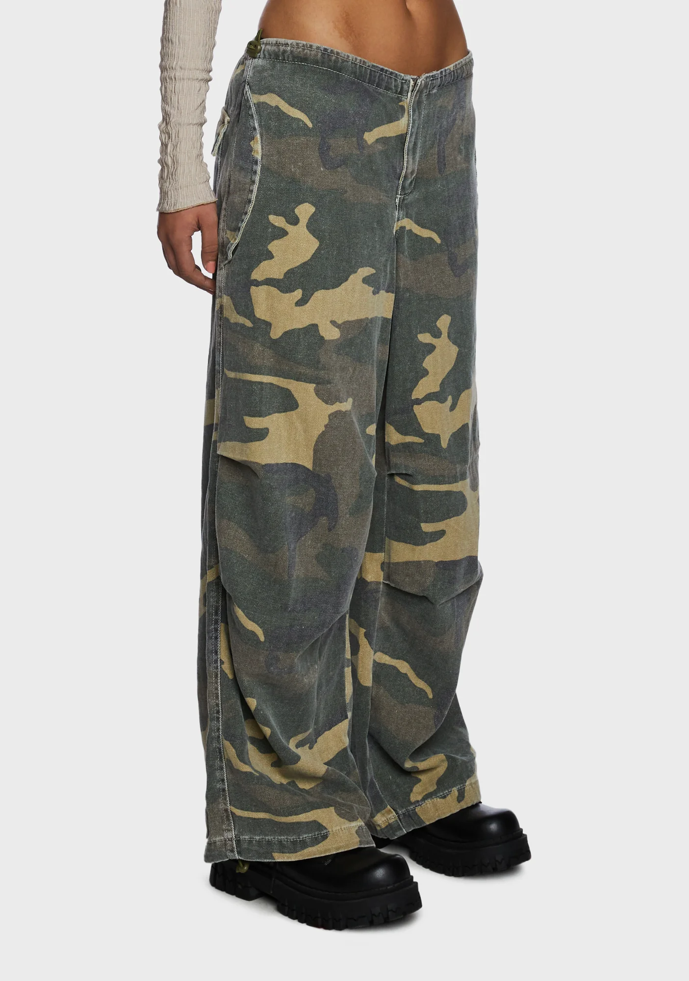 Camo Baggy Tech Pants - Image 3