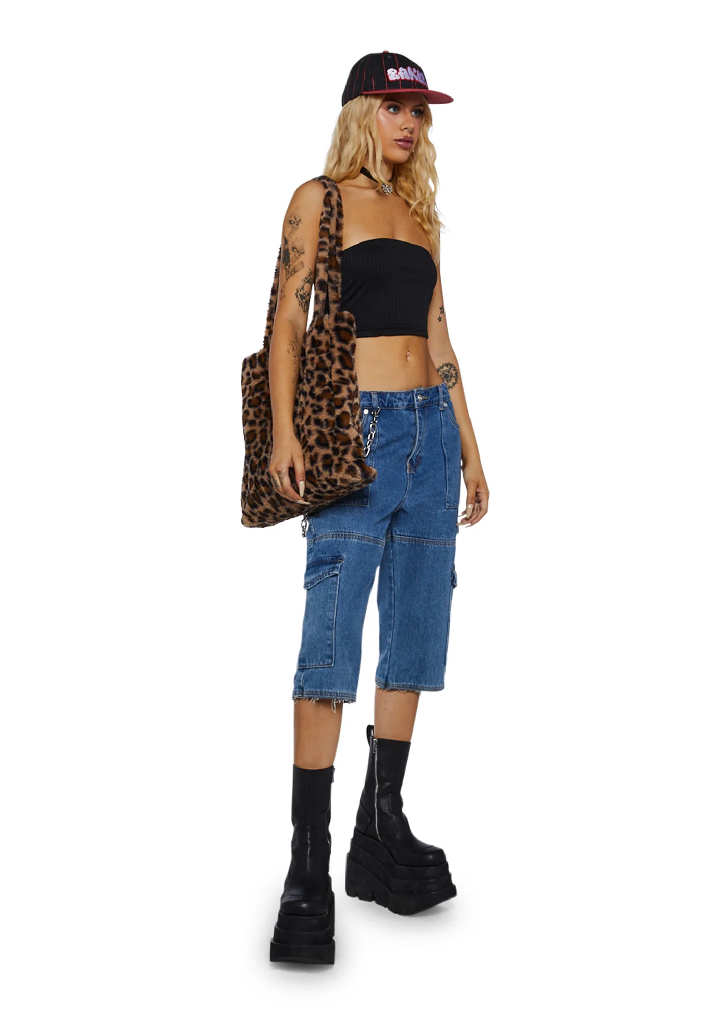Camp Spicy Tube Top-Black - Image 2