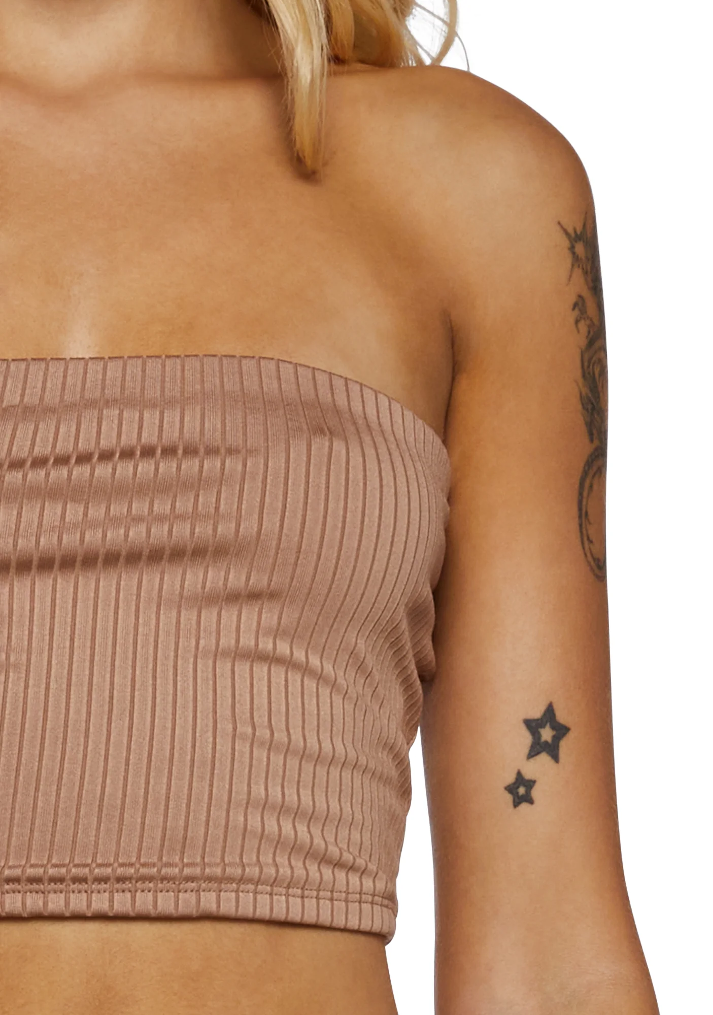 Camp Spicy Tube Top-Brown - Image 5