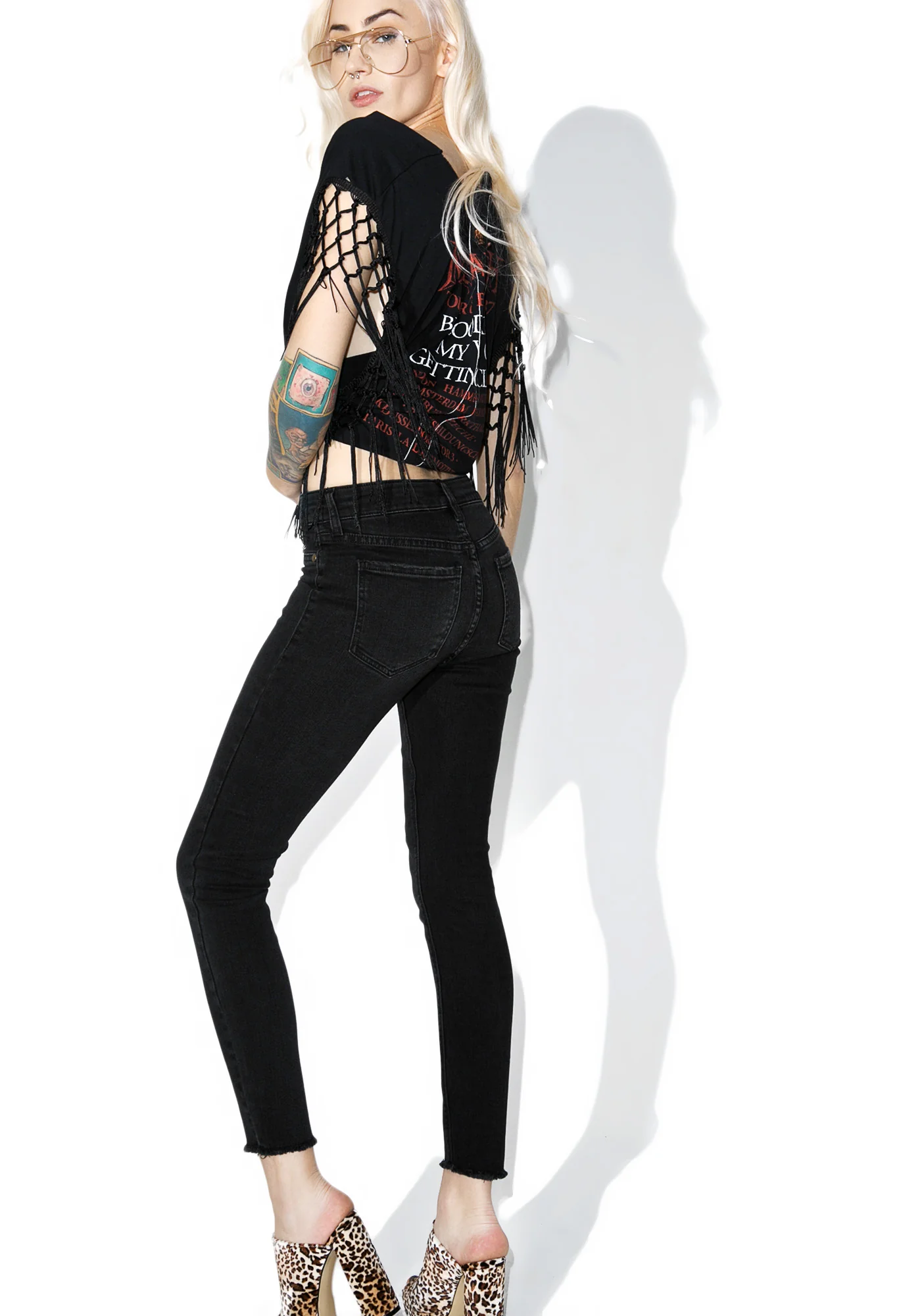 Campbell Cropped Skinny Jeans - Image 4