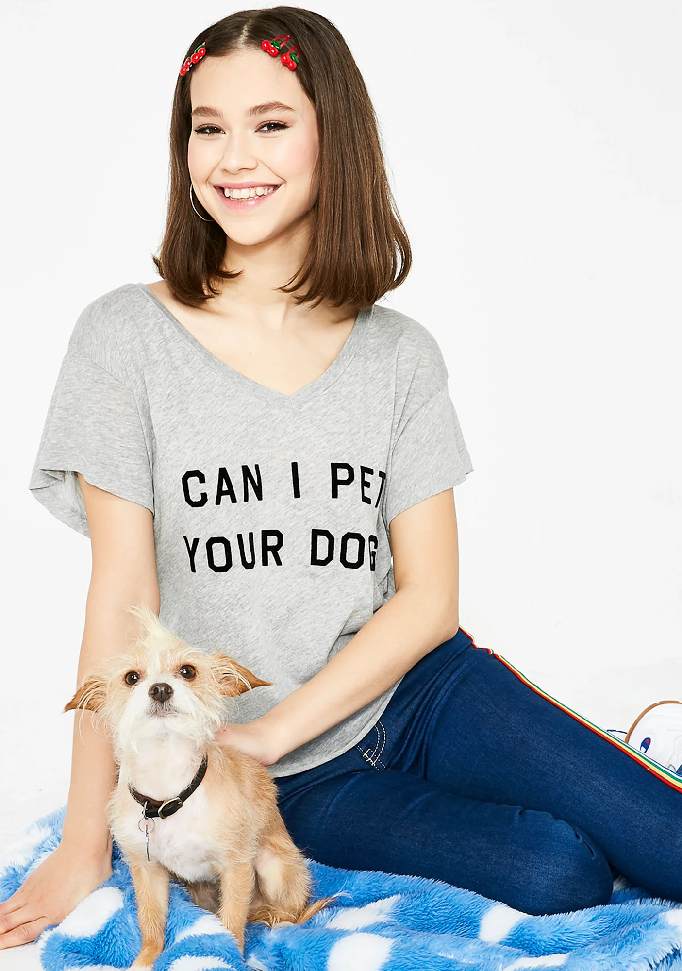 Can I Pet Your Dog? Romeo V-Neck Tee - Image 2