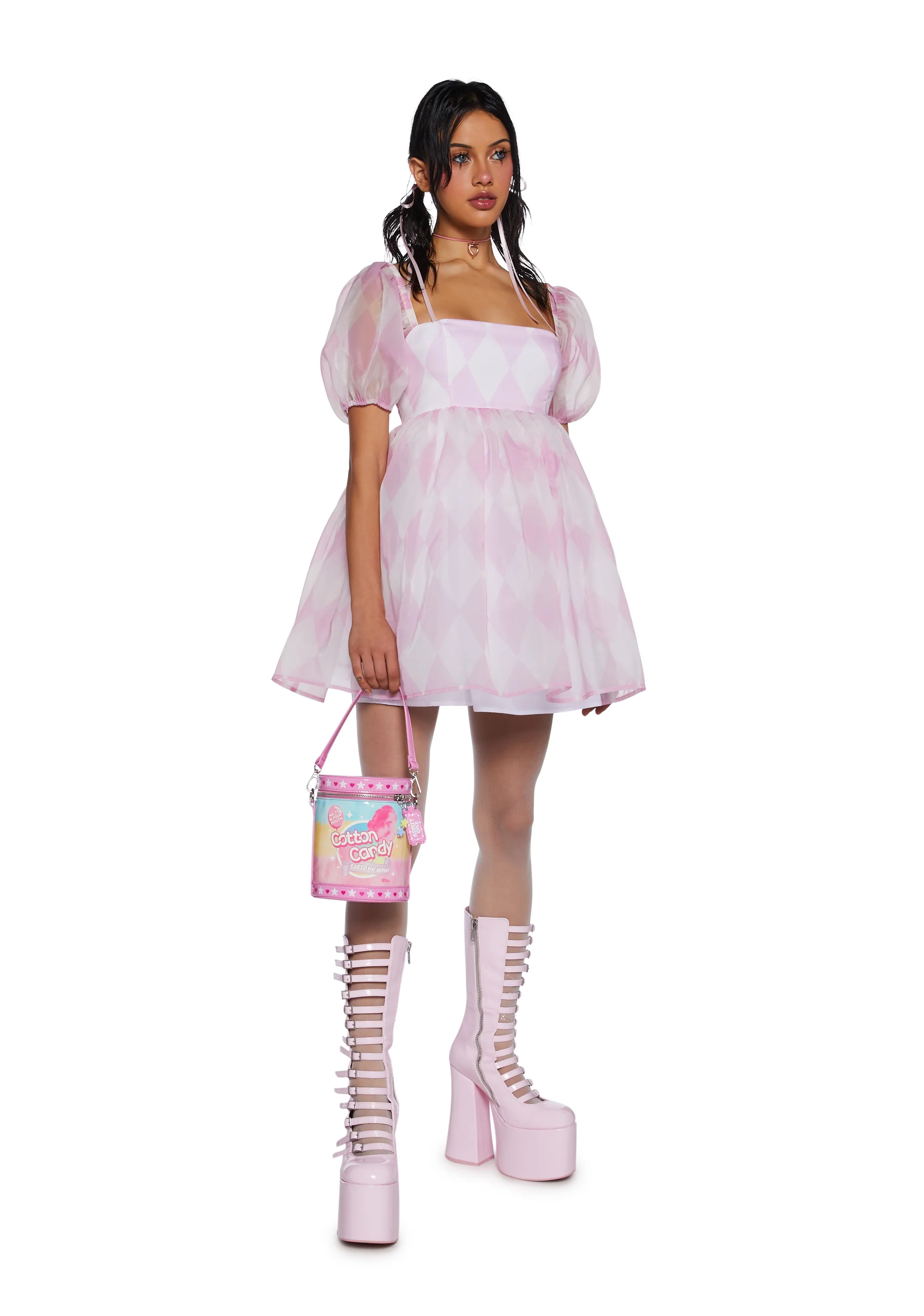 Candy Fluff Bucket Bag - Image 8