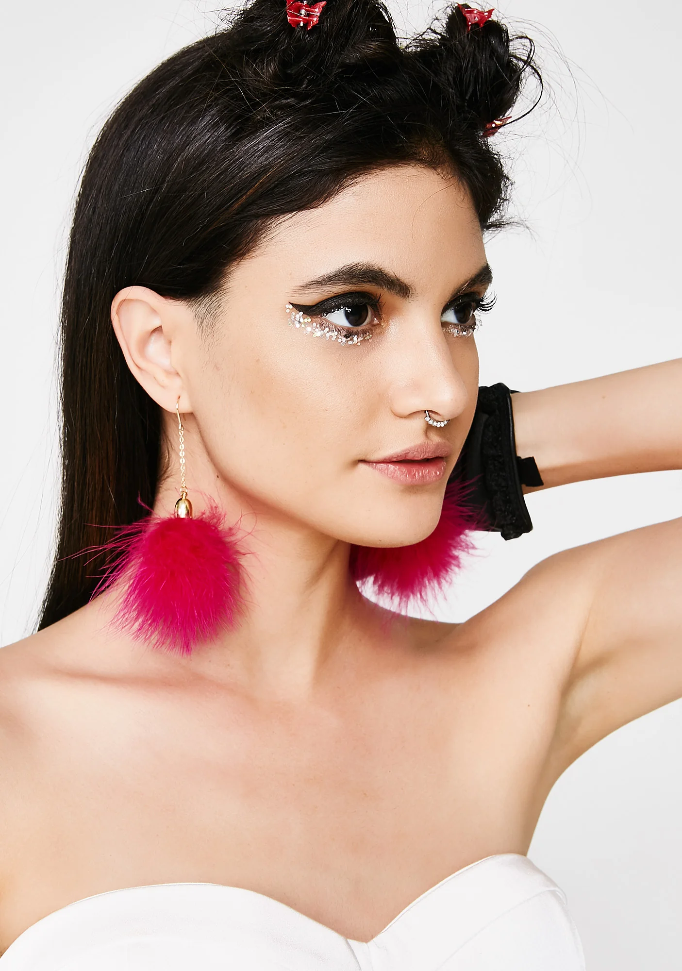 Candy Princess Fluff Earrings - Image 4