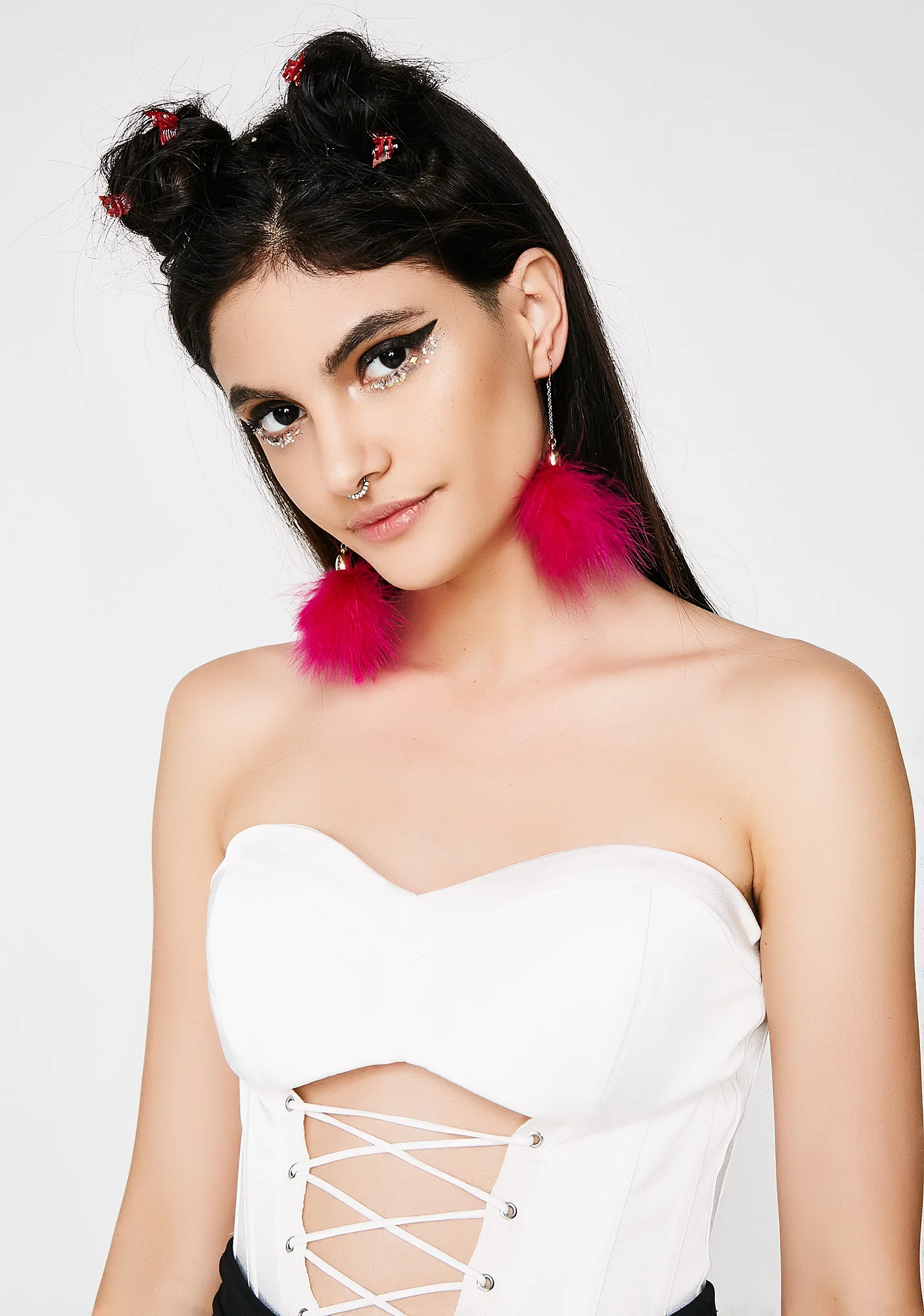 Candy Princess Fluff Earrings - Image 5