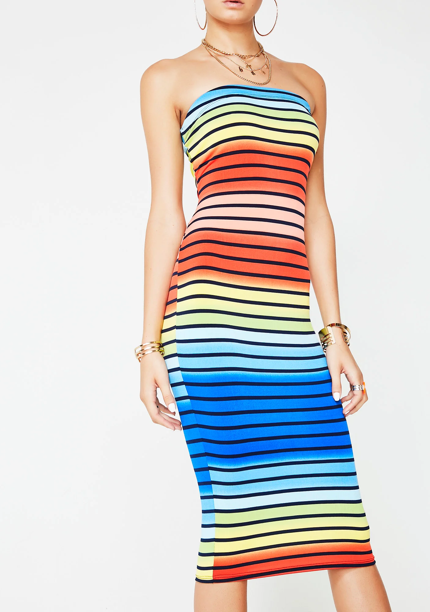 Candyland Stripe Dress - Image 3
