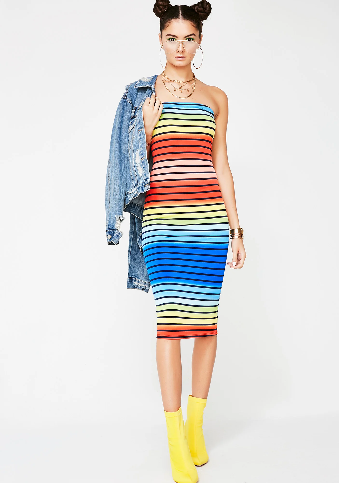 Candyland Stripe Dress - Image 5