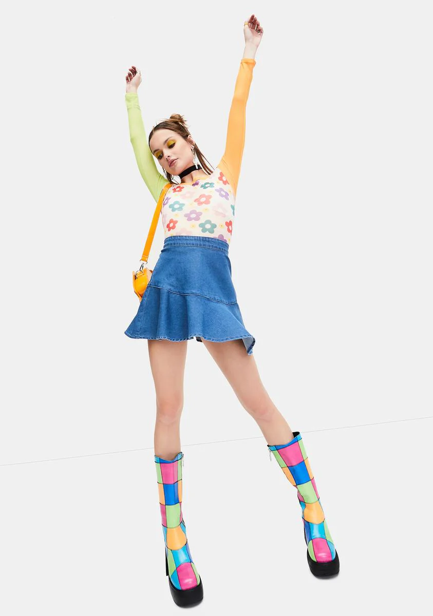 Can't Be Fooled Denim Skirt - Image 3