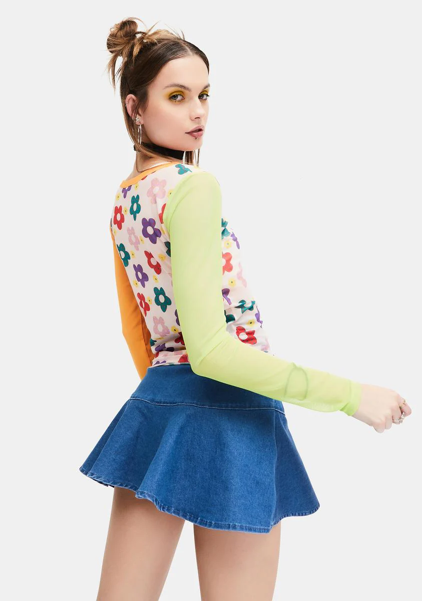 Can't Be Fooled Denim Skirt - Image 4