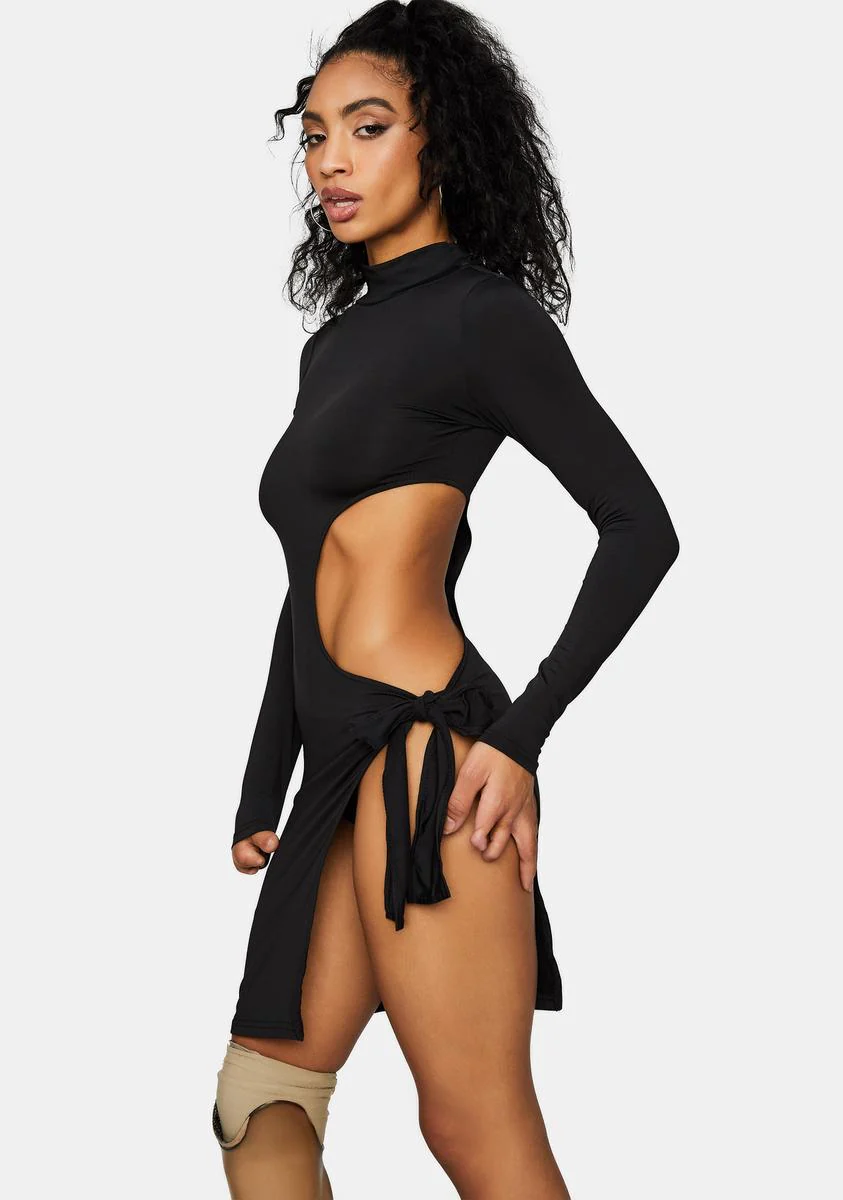 Can't Stop Staring Cut-Out Mini Dress - Image 2