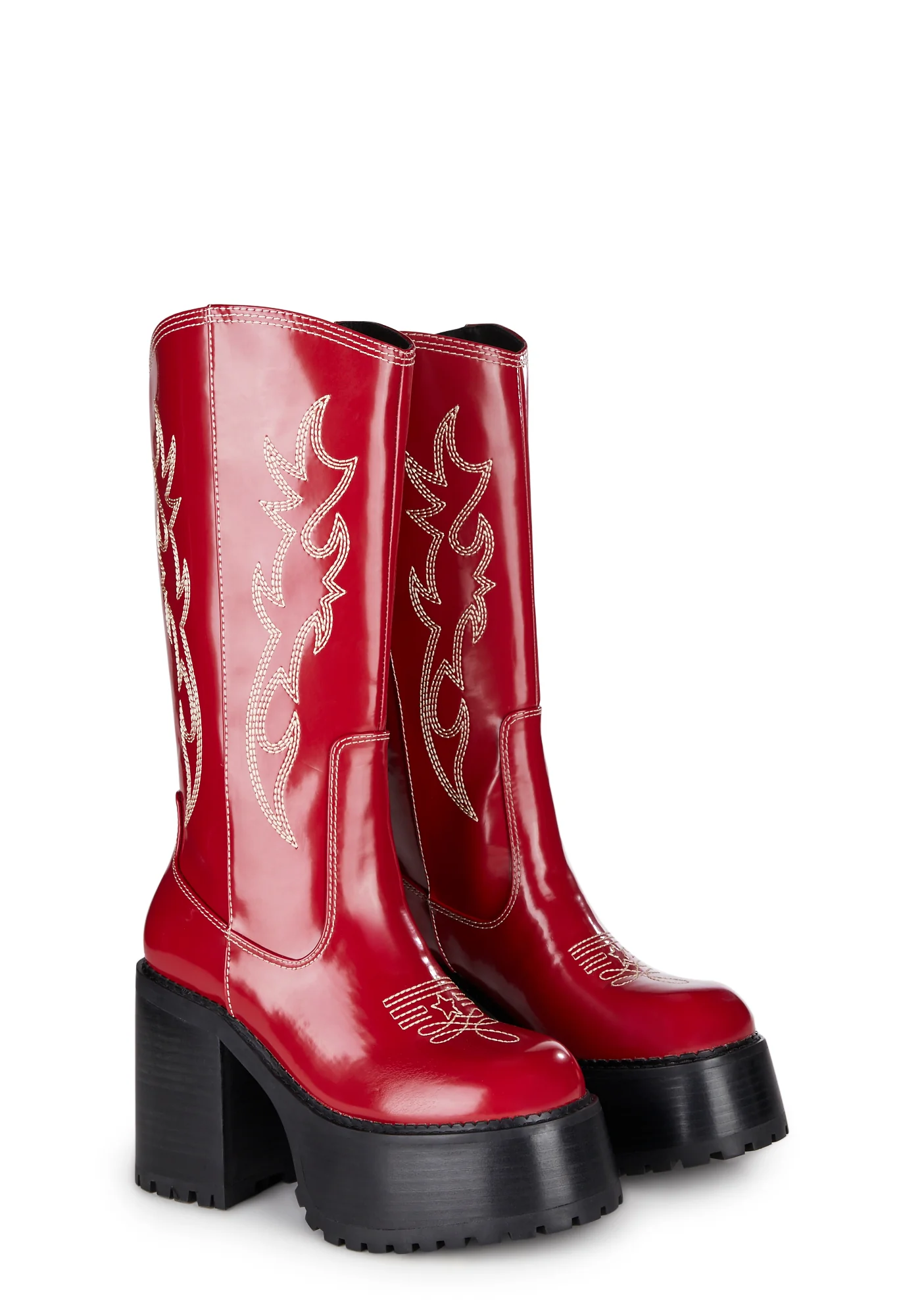 Canyon Town Western Boots - Red - Image 3