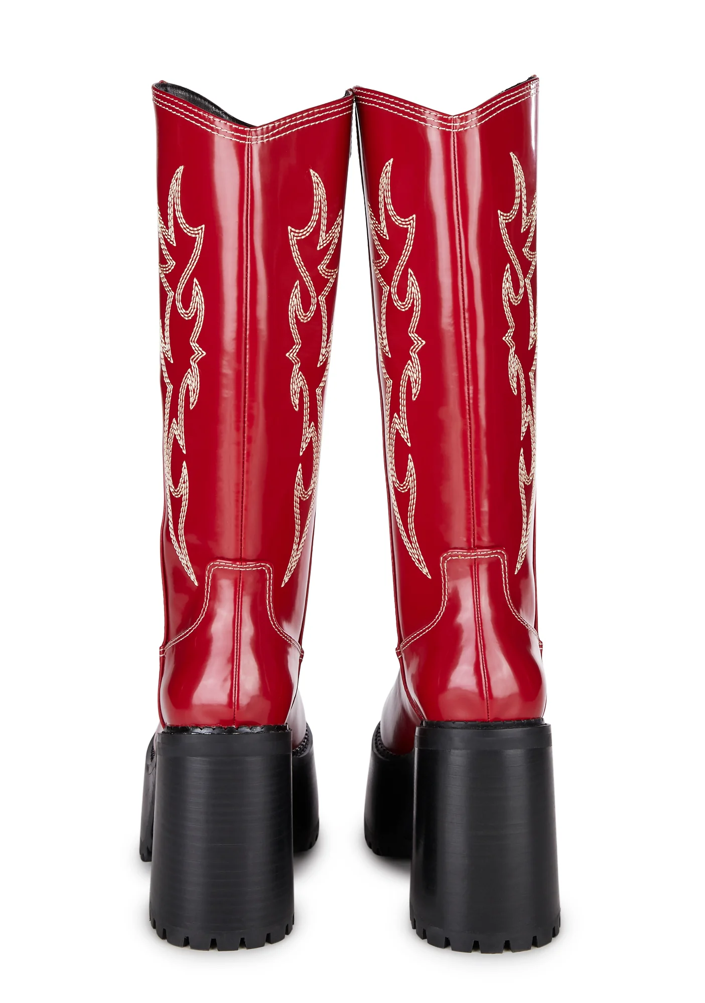 Canyon Town Western Boots - Red - Image 4