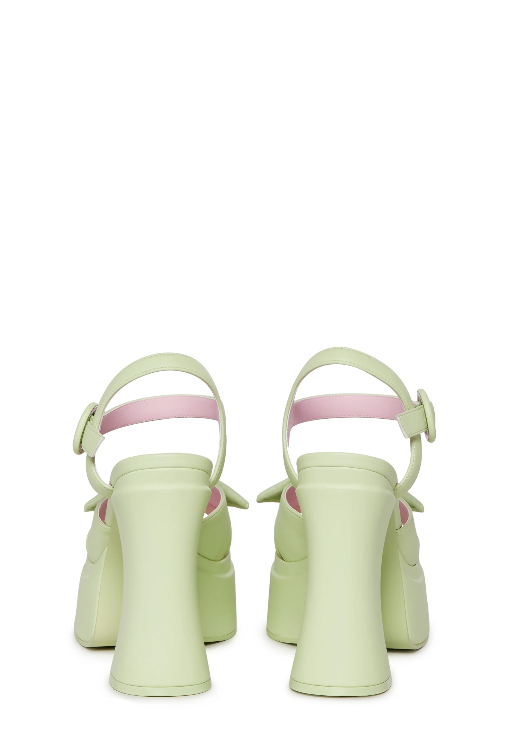 Carefree Muse Platform Sandals - Green - Image 4