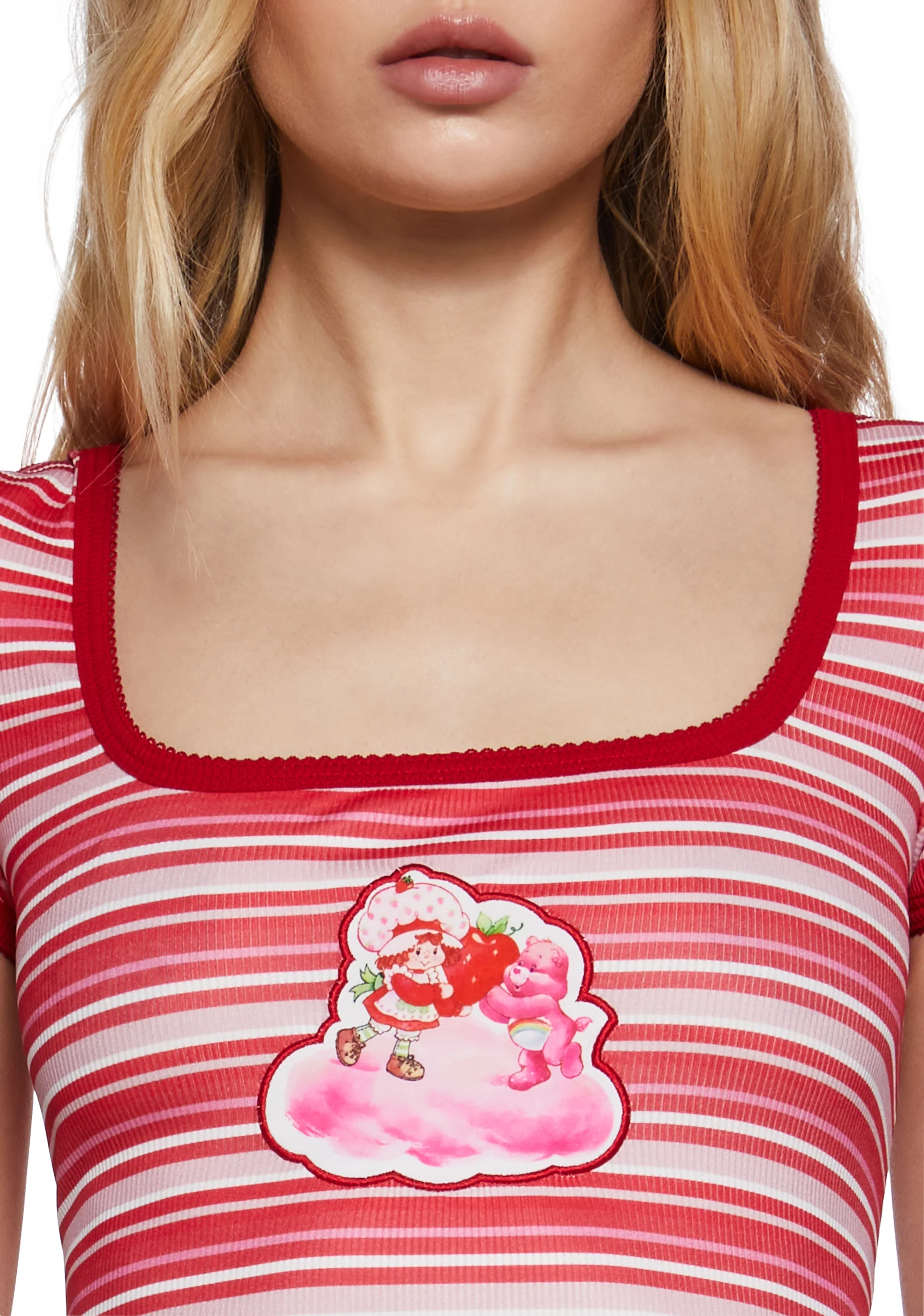 Caring Hearts Striped Tee - Image 6