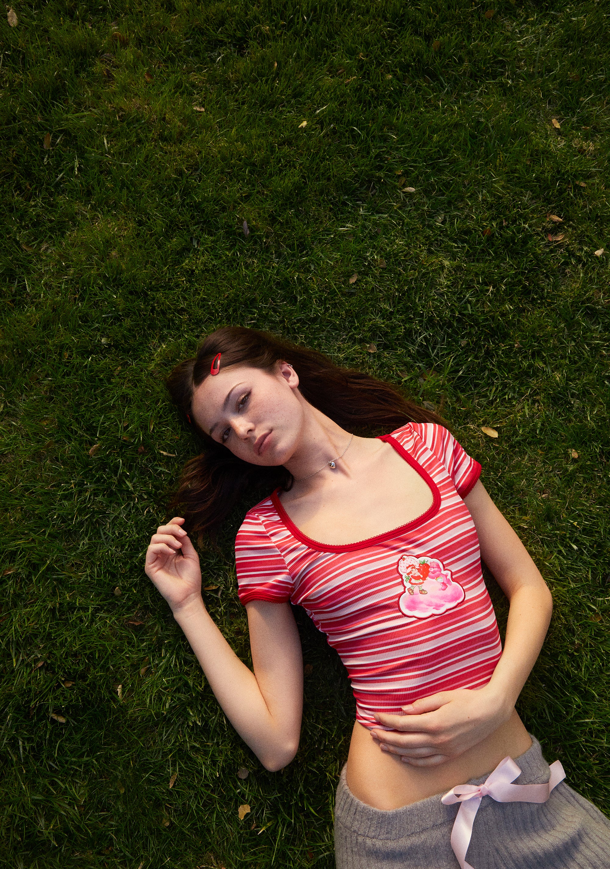 Caring Hearts Striped Tee - Image 7