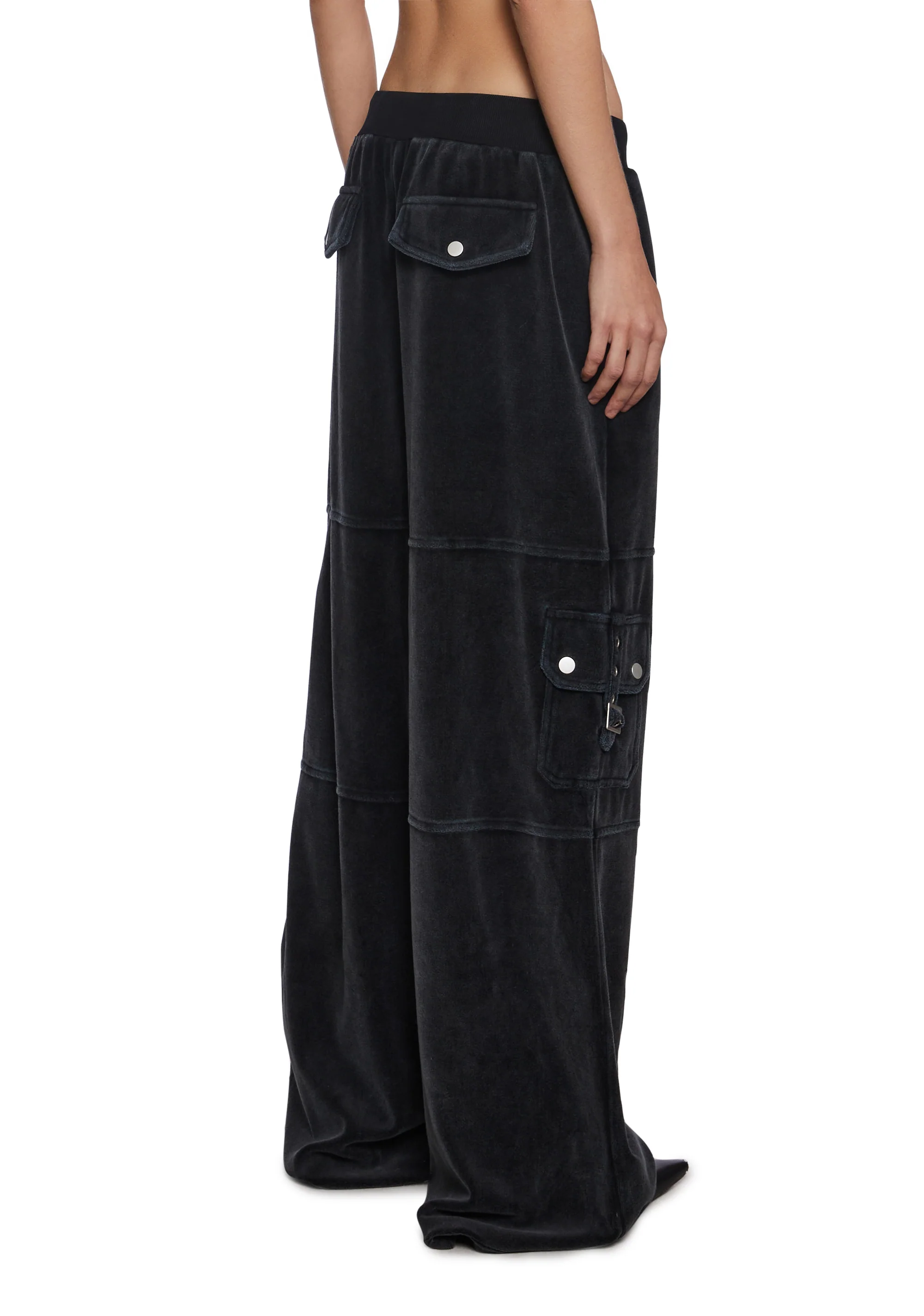 Caroline Velvet Cargo Pants - Image 3