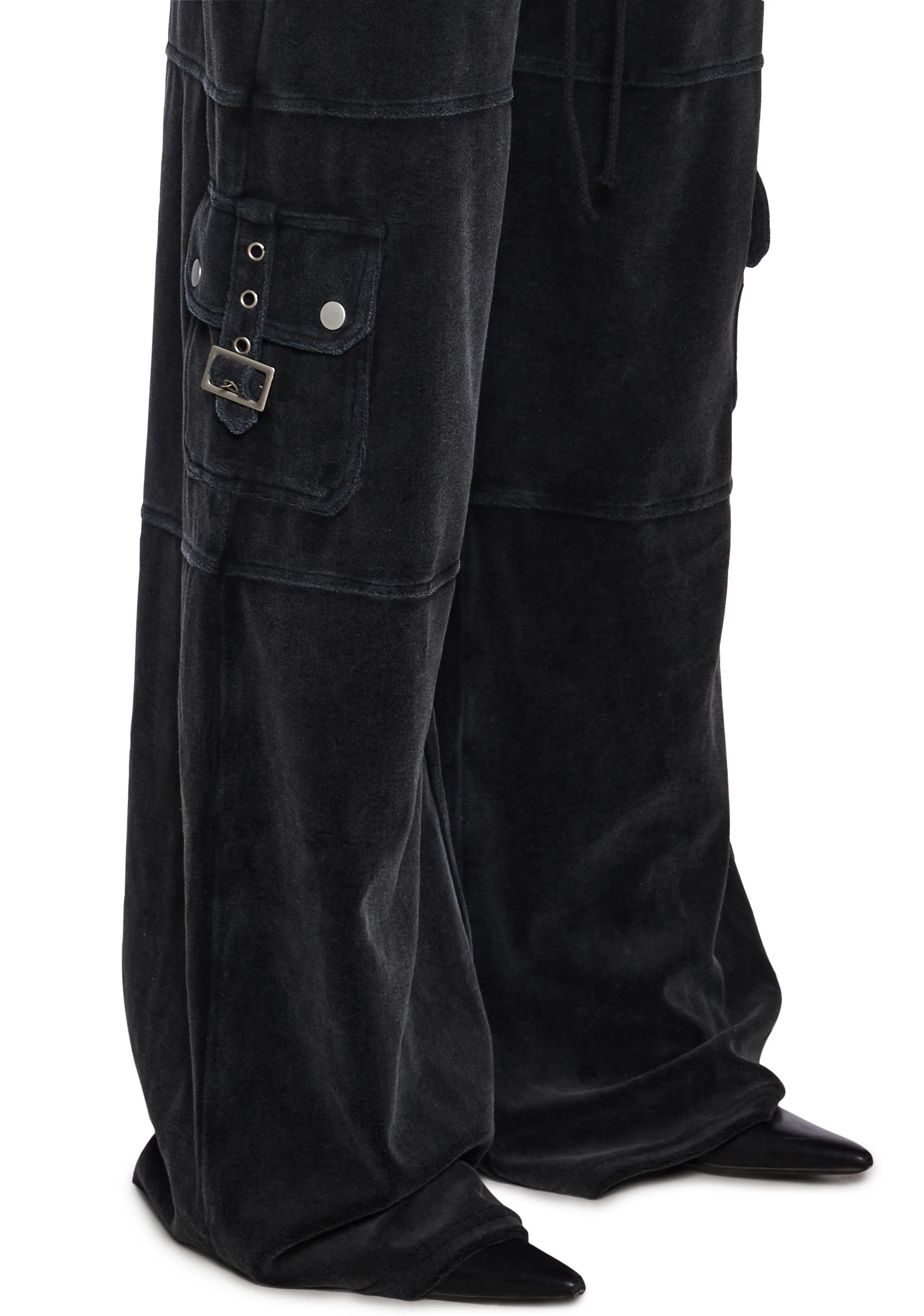 Caroline Velvet Cargo Pants - Image 5