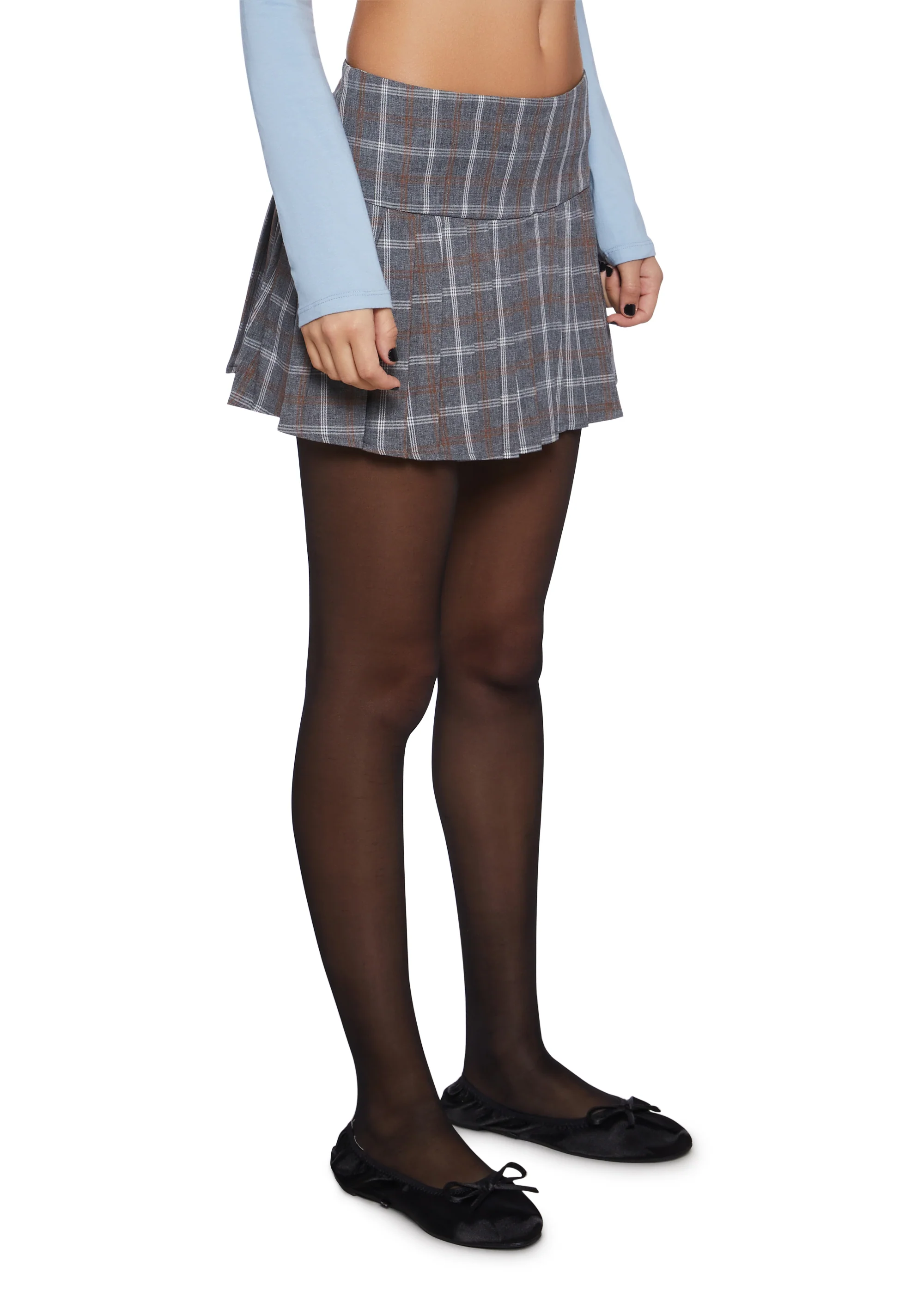 Cartala Pleated Mini Skirt - Image 3