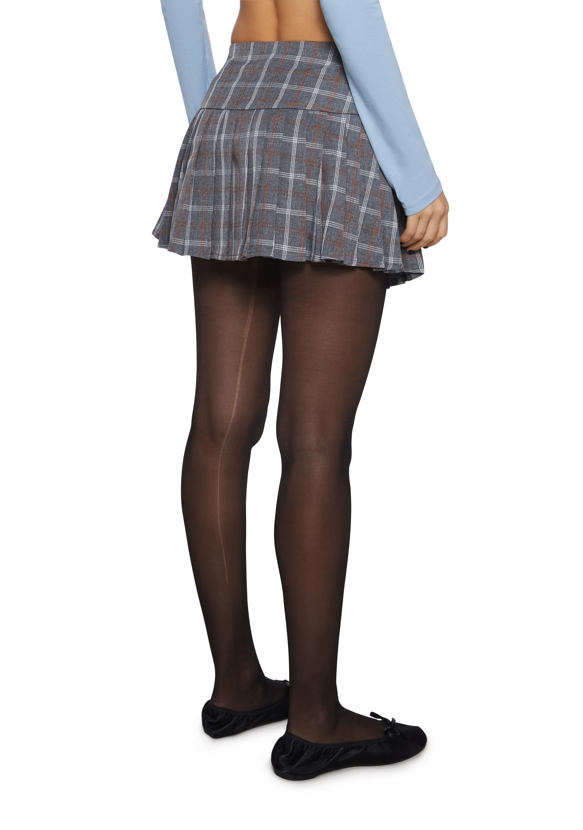Cartala Pleated Mini Skirt - Image 4