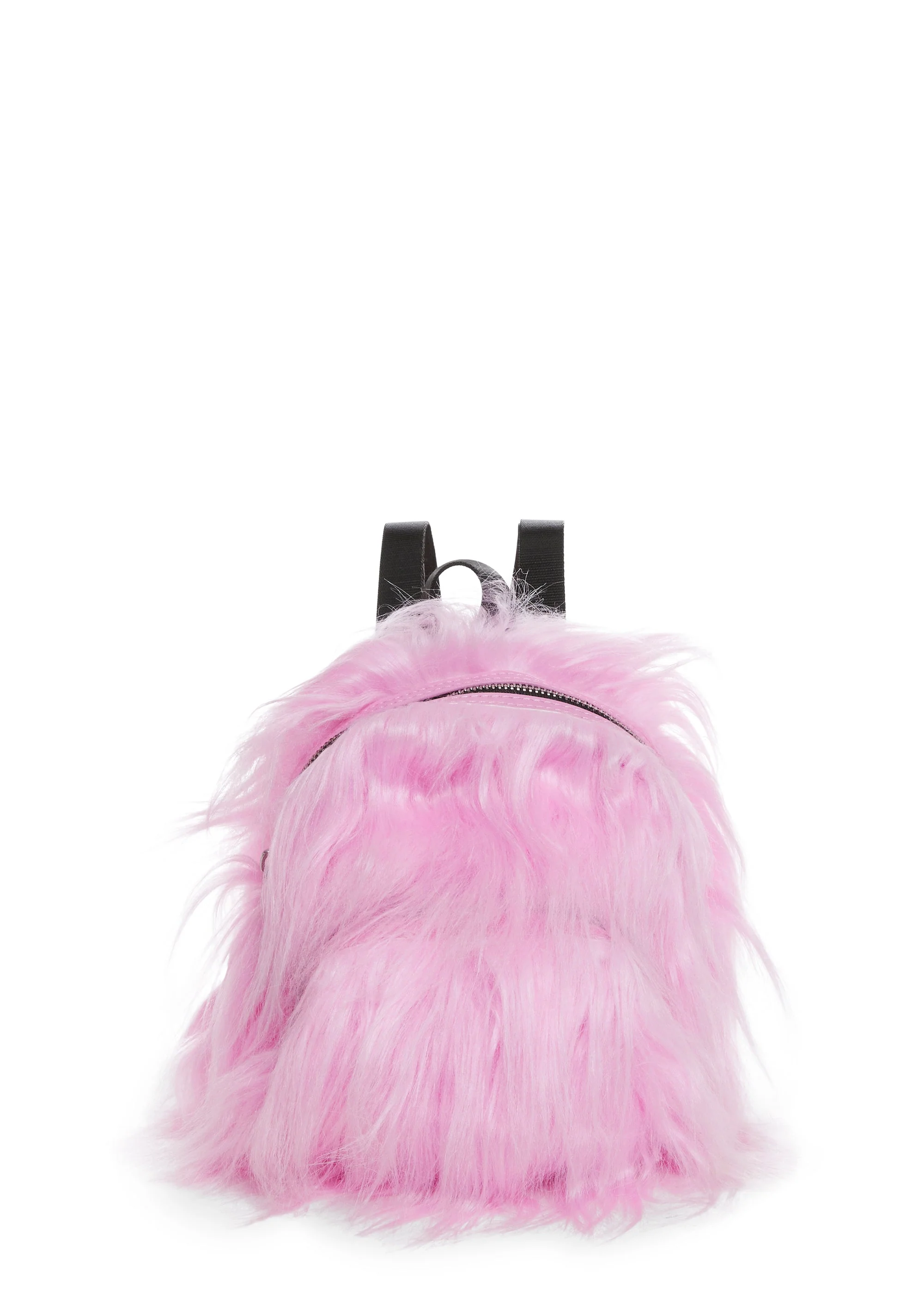 Case Of The Grumpies Fuzzy Backpack - Pink - Image 2