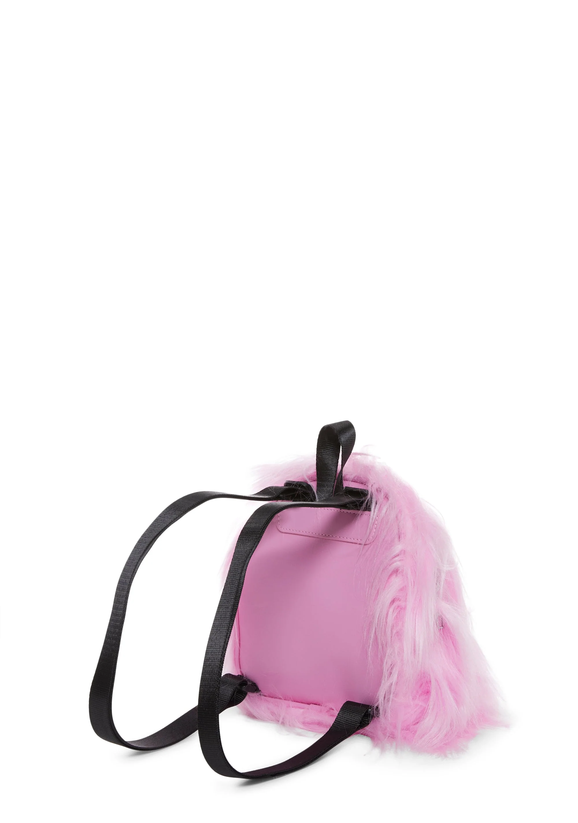 Case Of The Grumpies Fuzzy Backpack - Pink - Image 5