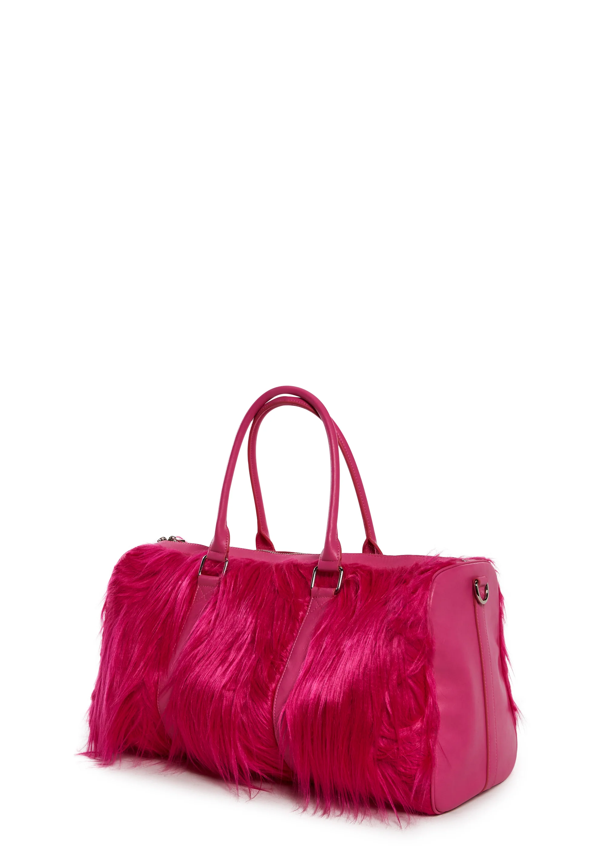 Case Of The Grumpies Fuzzy Weekender Bag - Image 4