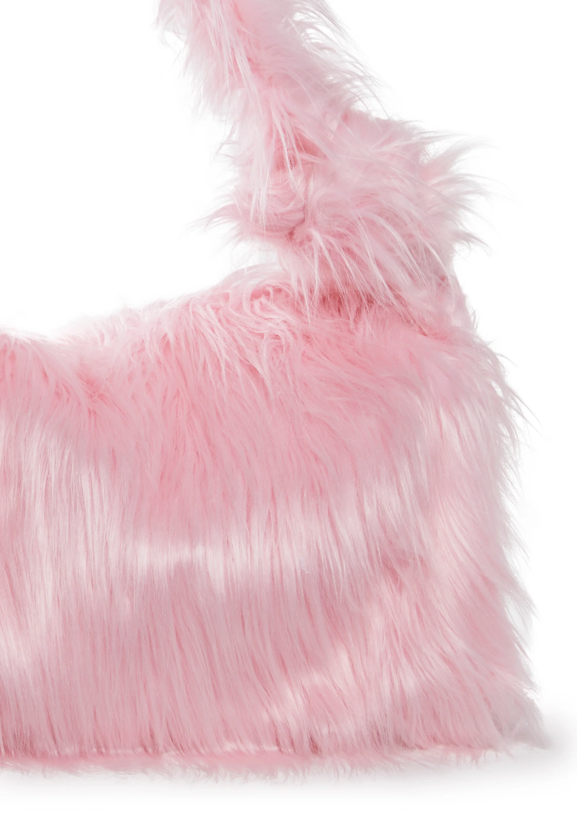 Case Of The Grumpies Fuzzy XXL Messenger Bag - Pink - Image 5