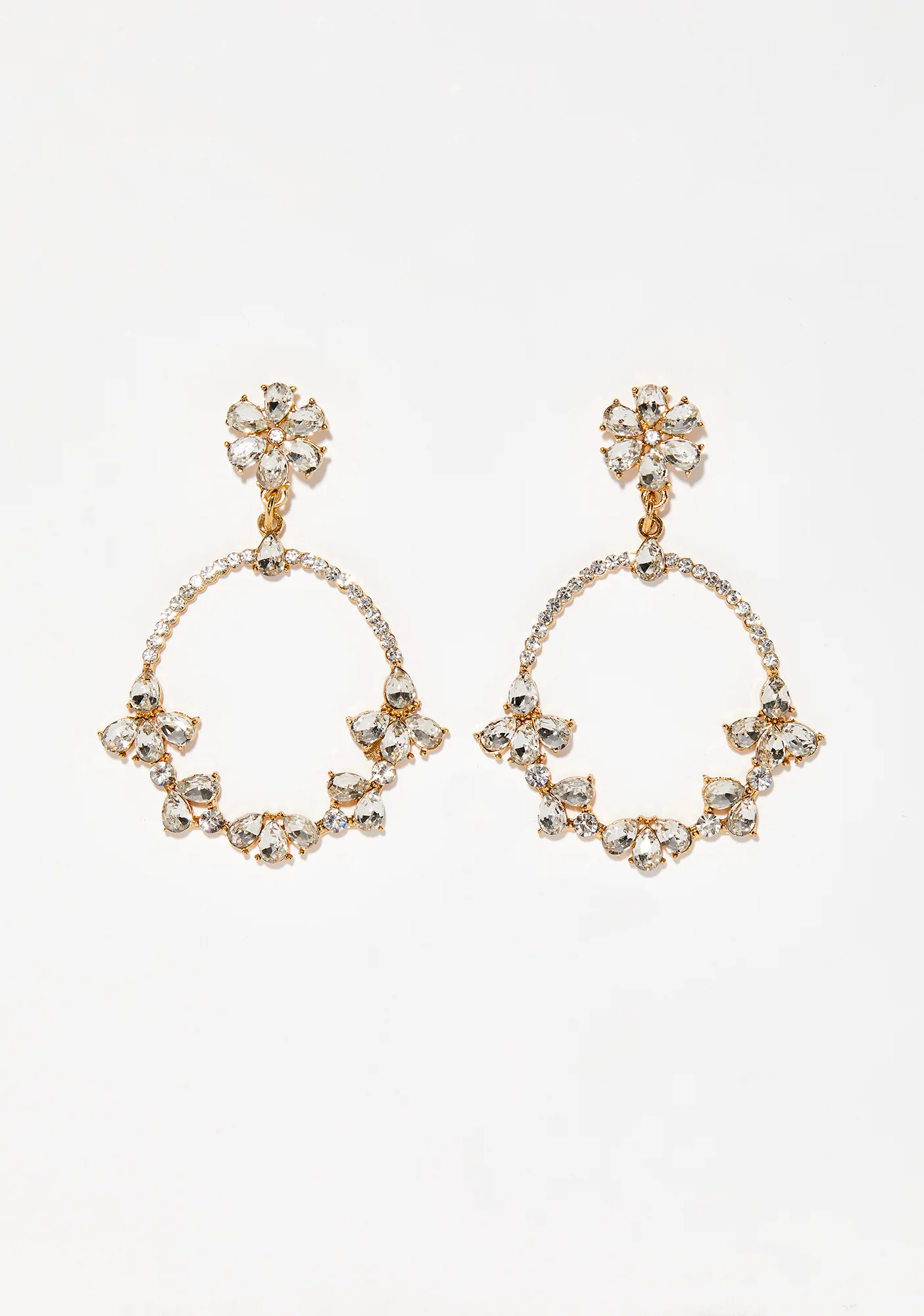 Cash Talk Crystal Earrings - Image 2