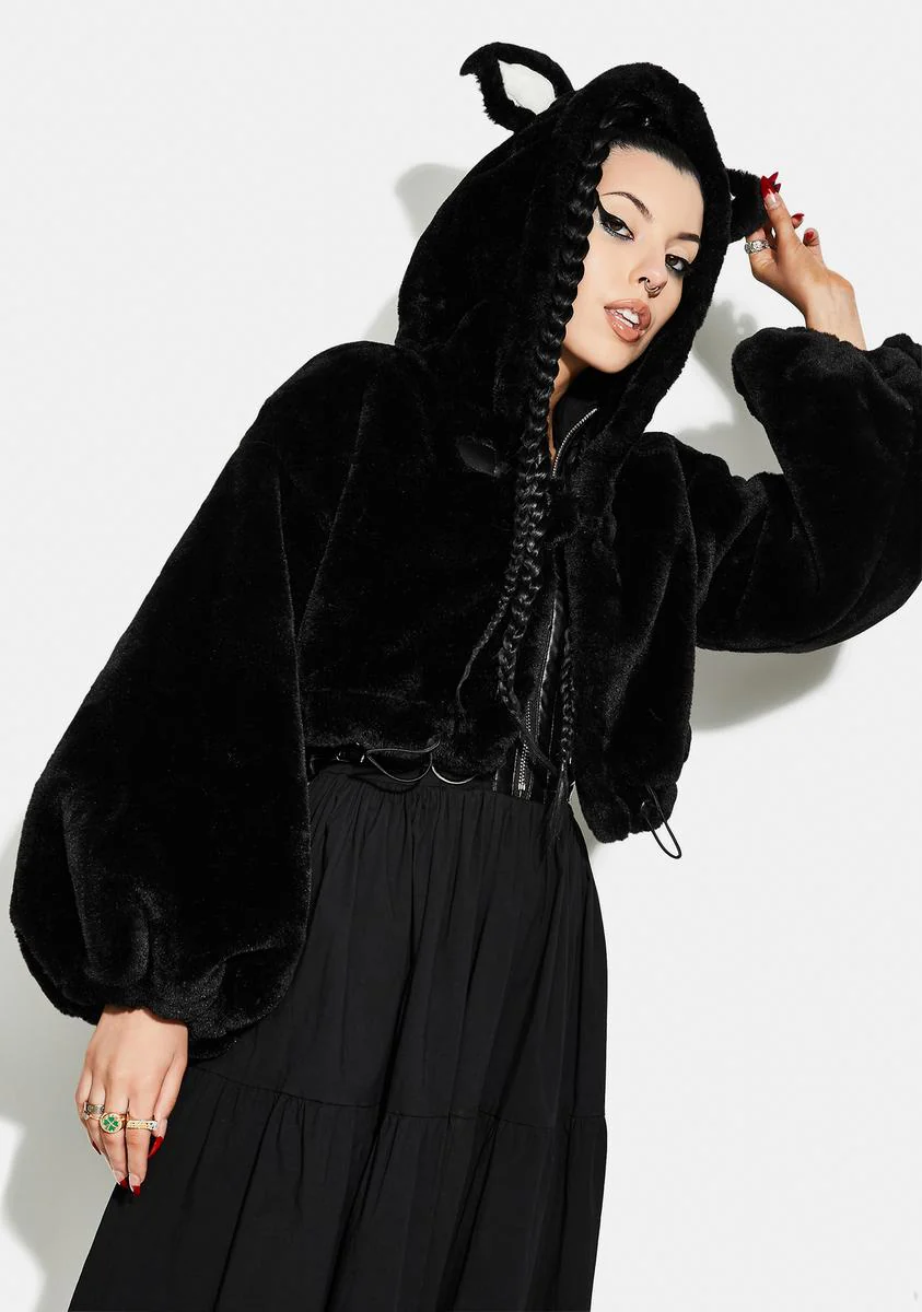 Cat Ears Short Coat - Image 2