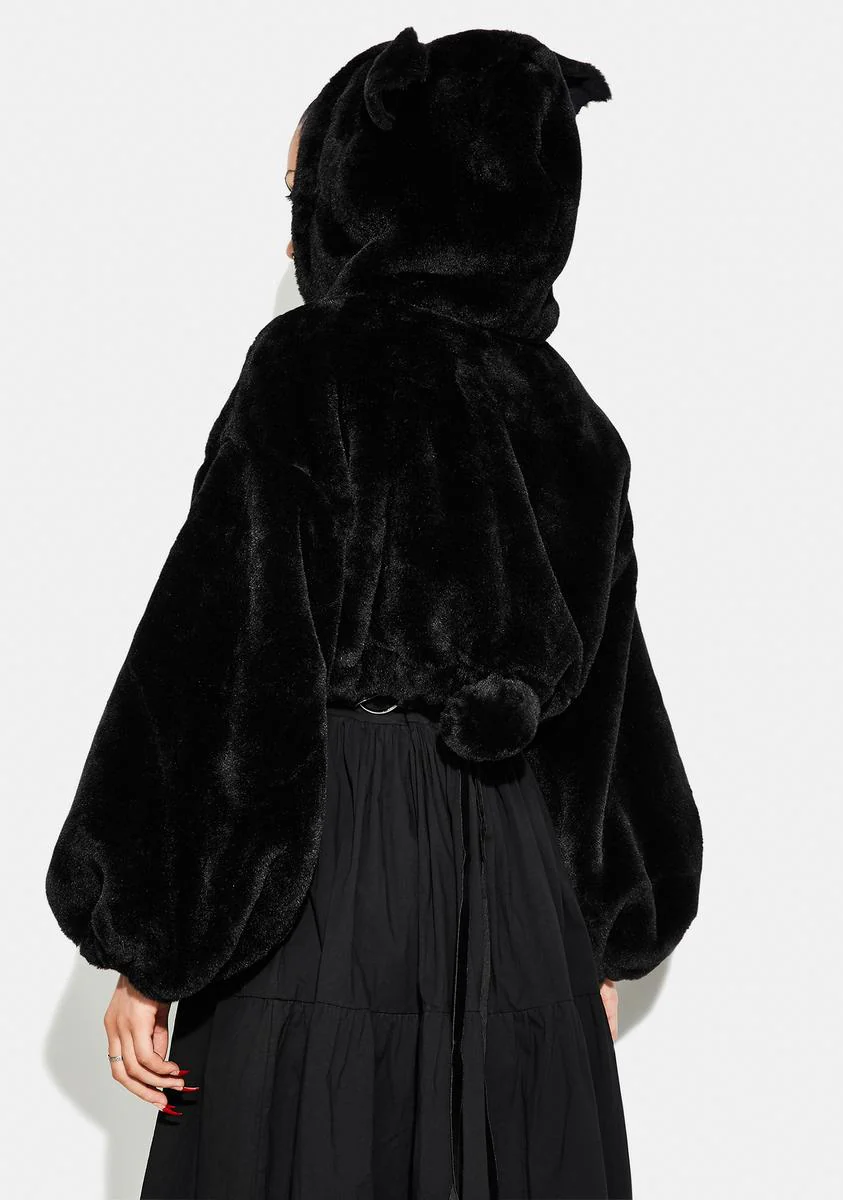 Cat Ears Short Coat - Image 4