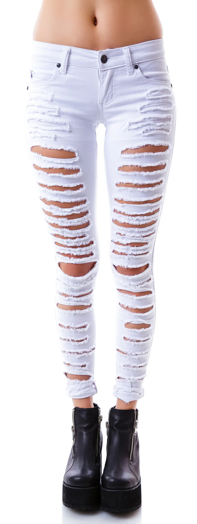 Cat Fight Pants - White - Image 9