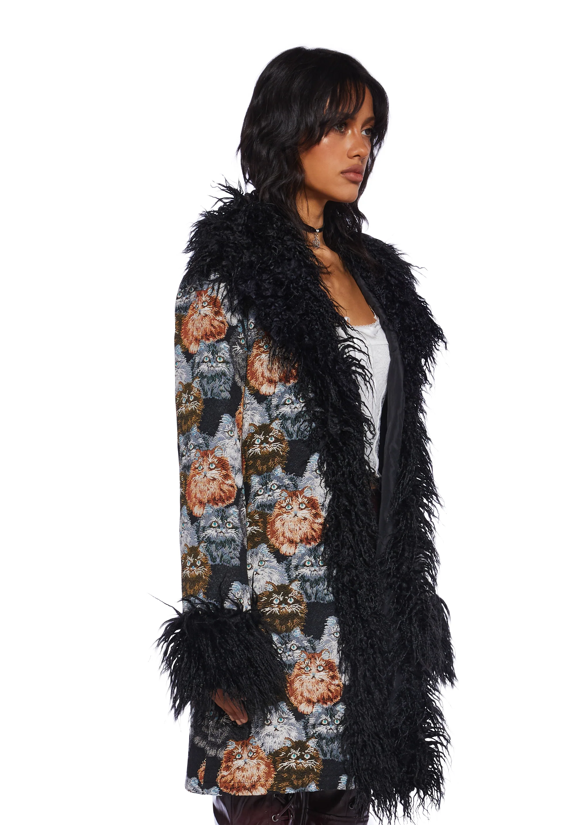 Cat Fancies Tapestry Coat - Image 3