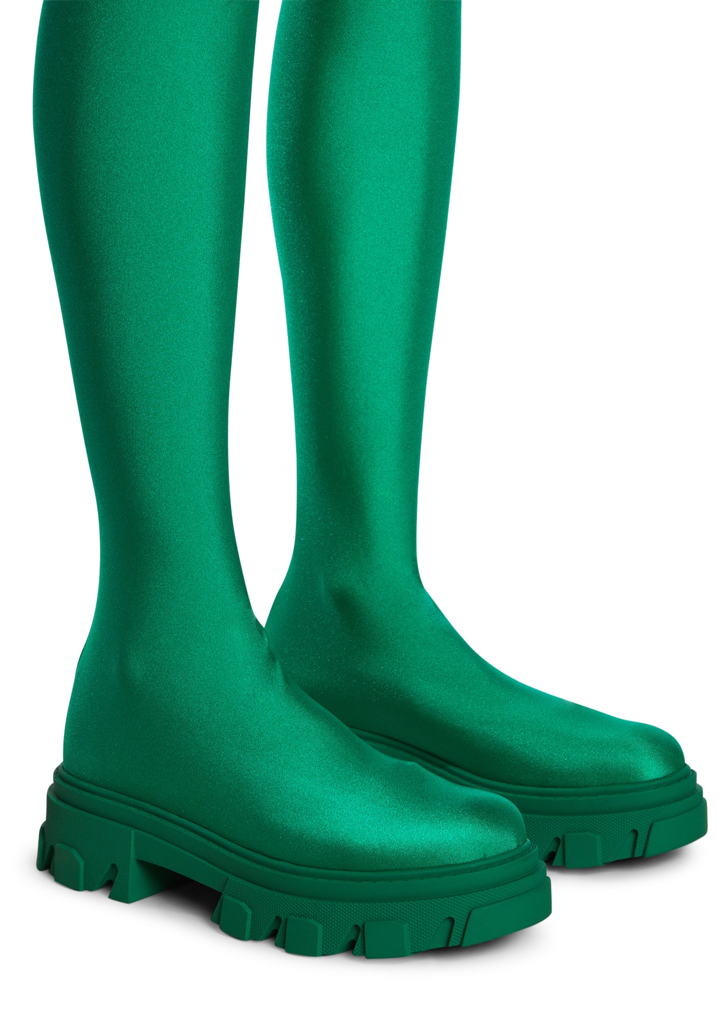 Catch Their Attention Pant Boots - Green - Image 2