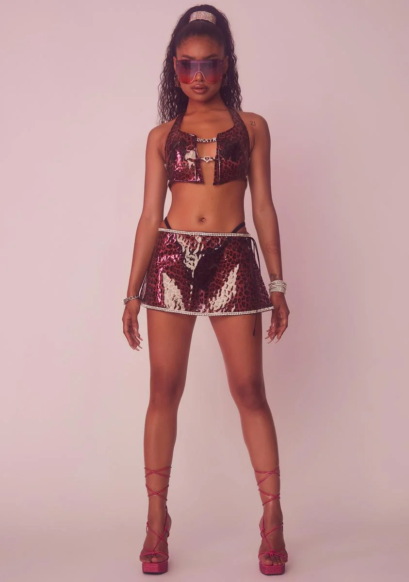 Catty N' Bratty Leopard Skirt - Image 3