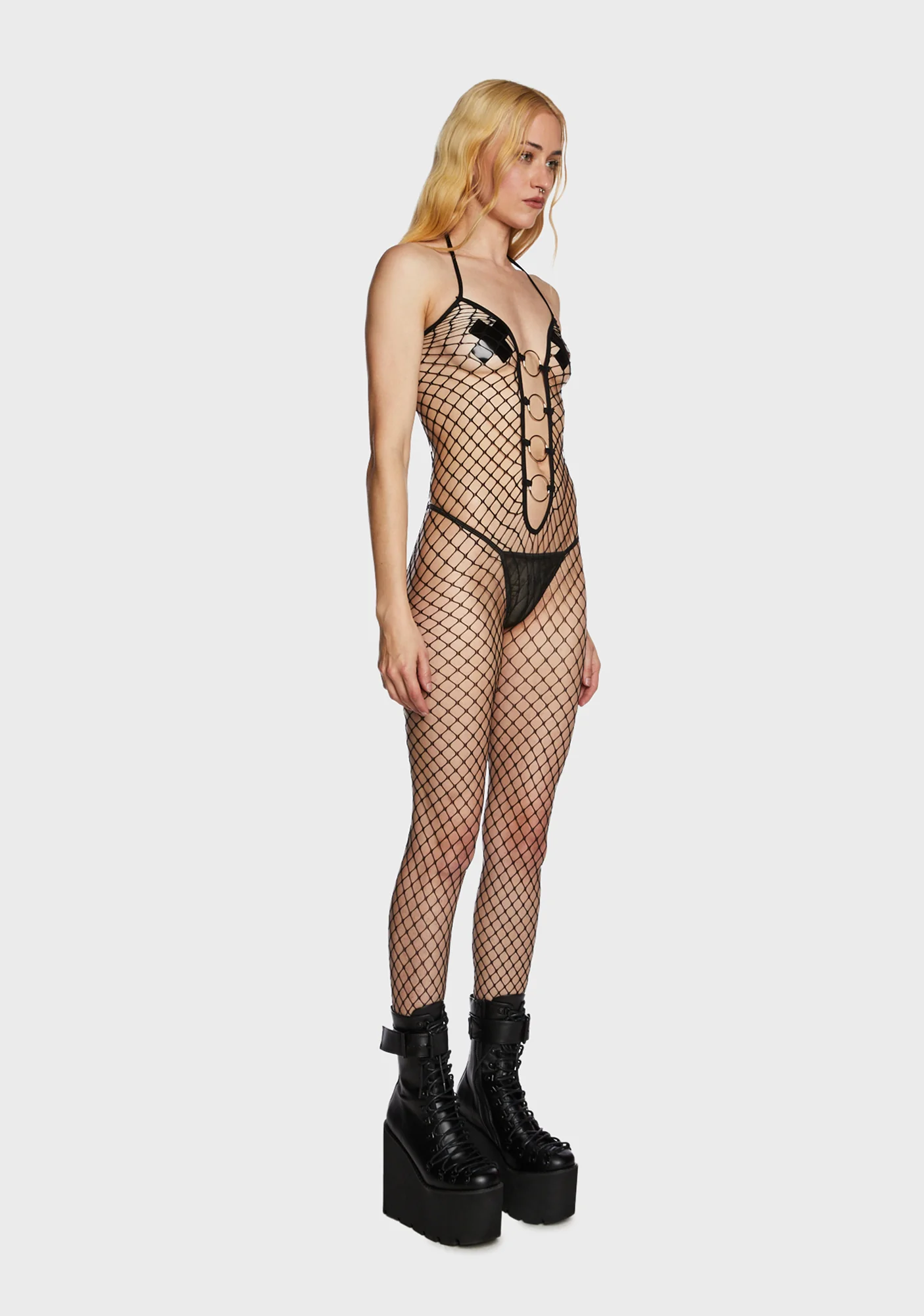 Causing Havoc Fishnet Bodystocking - Image 4