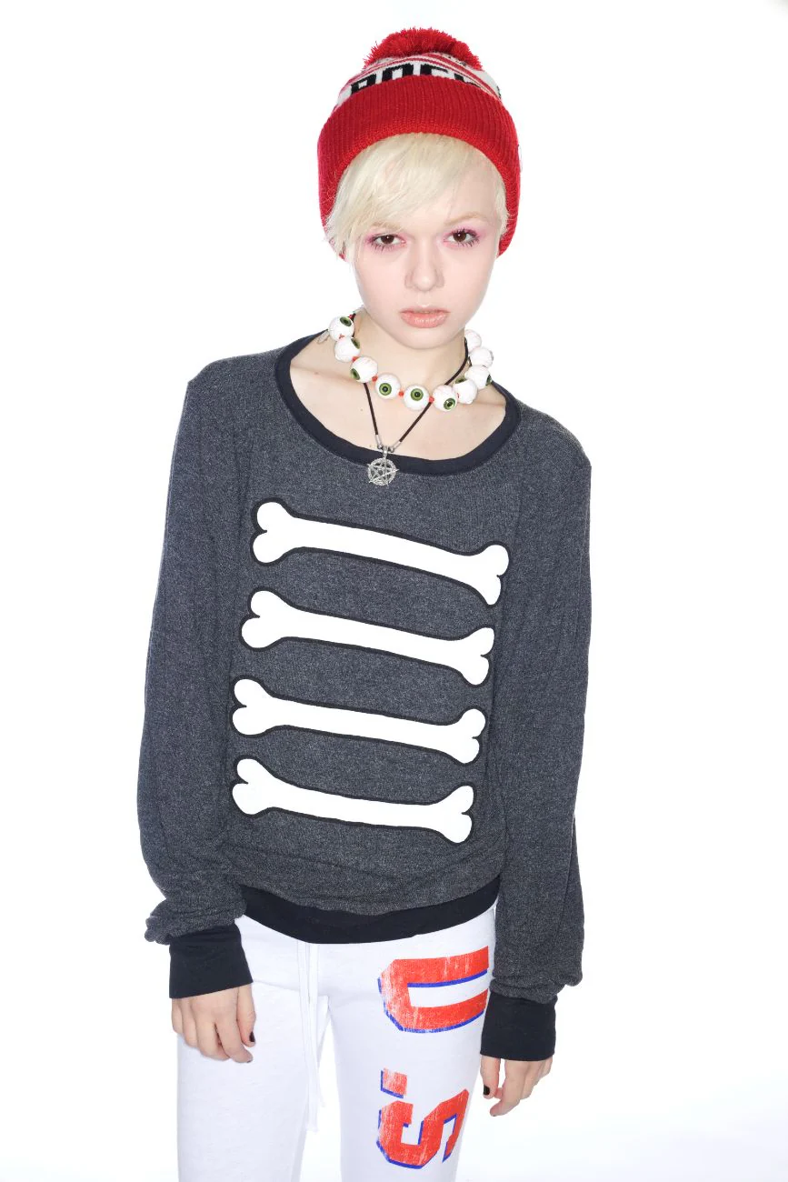 Caveman Baggy Beach Jumper - Light Red - Image 2