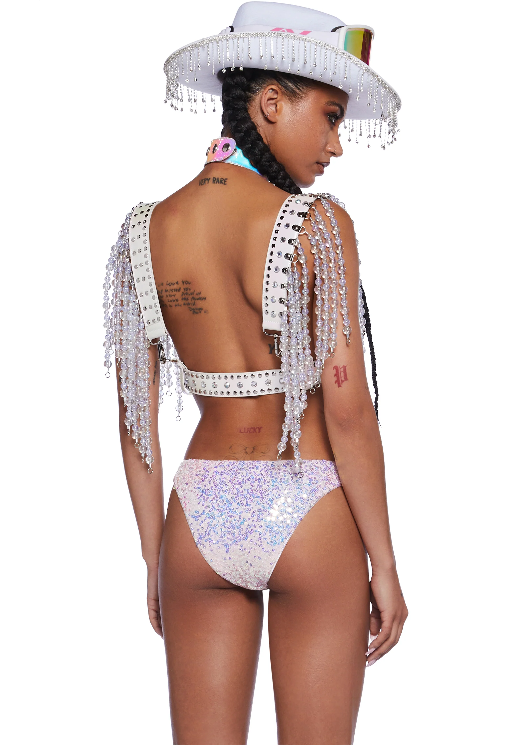 Cavern Crazy Belt And Harness - Pearl - Image 5