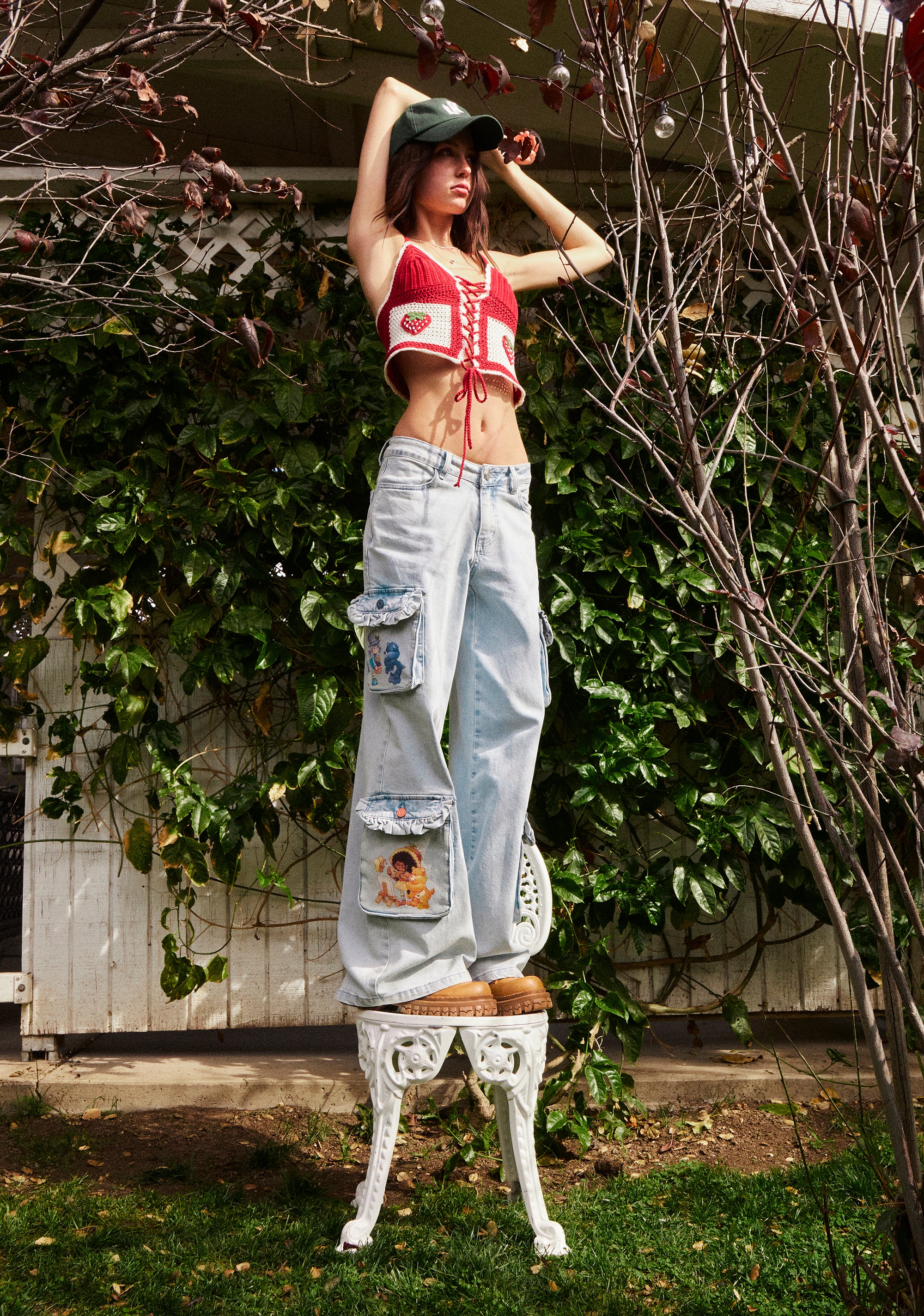 Cuddle Crew Denim Cargo Pants - Image 8