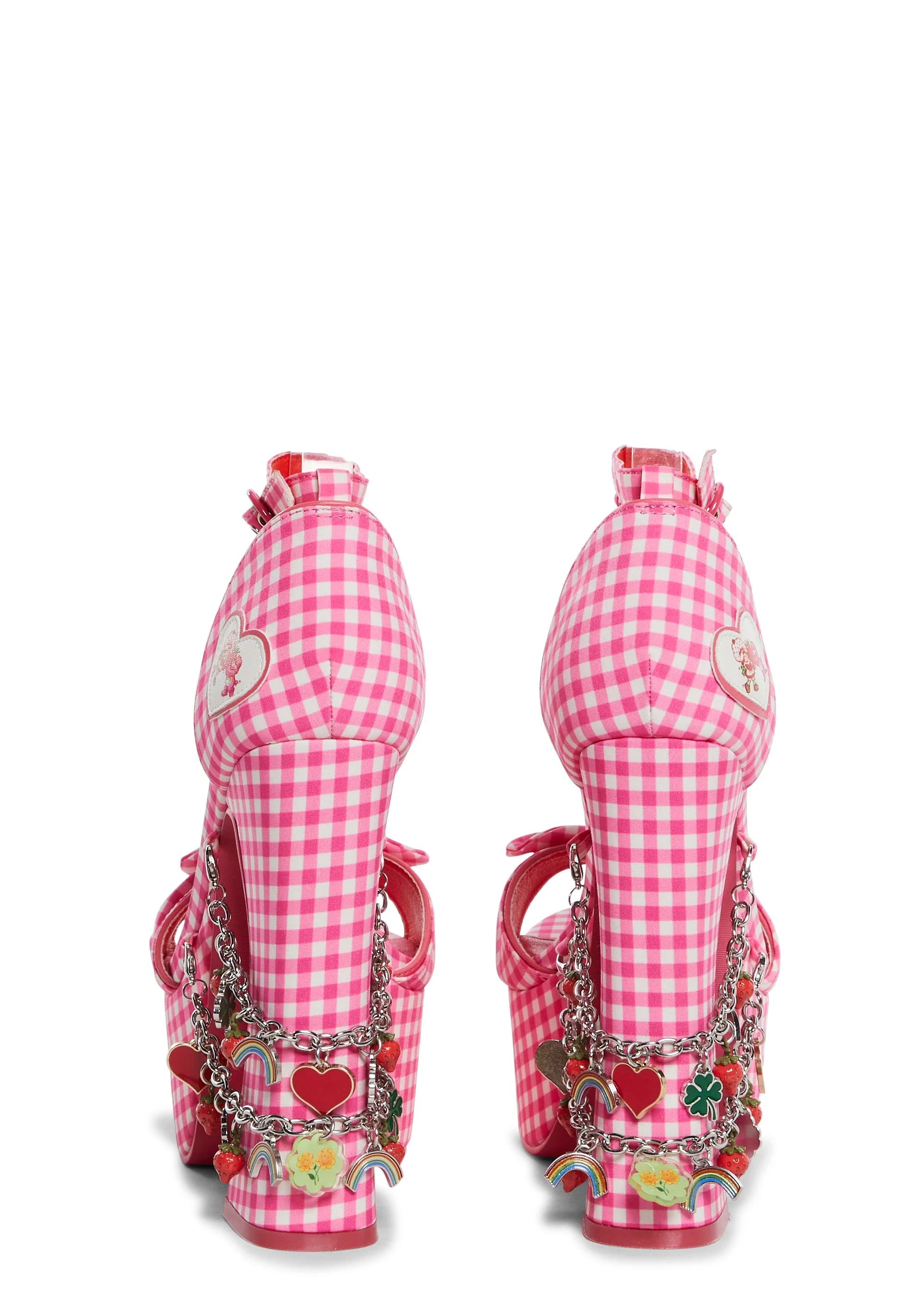 Holy Revelation Platform Heels - Gingham - Image 4