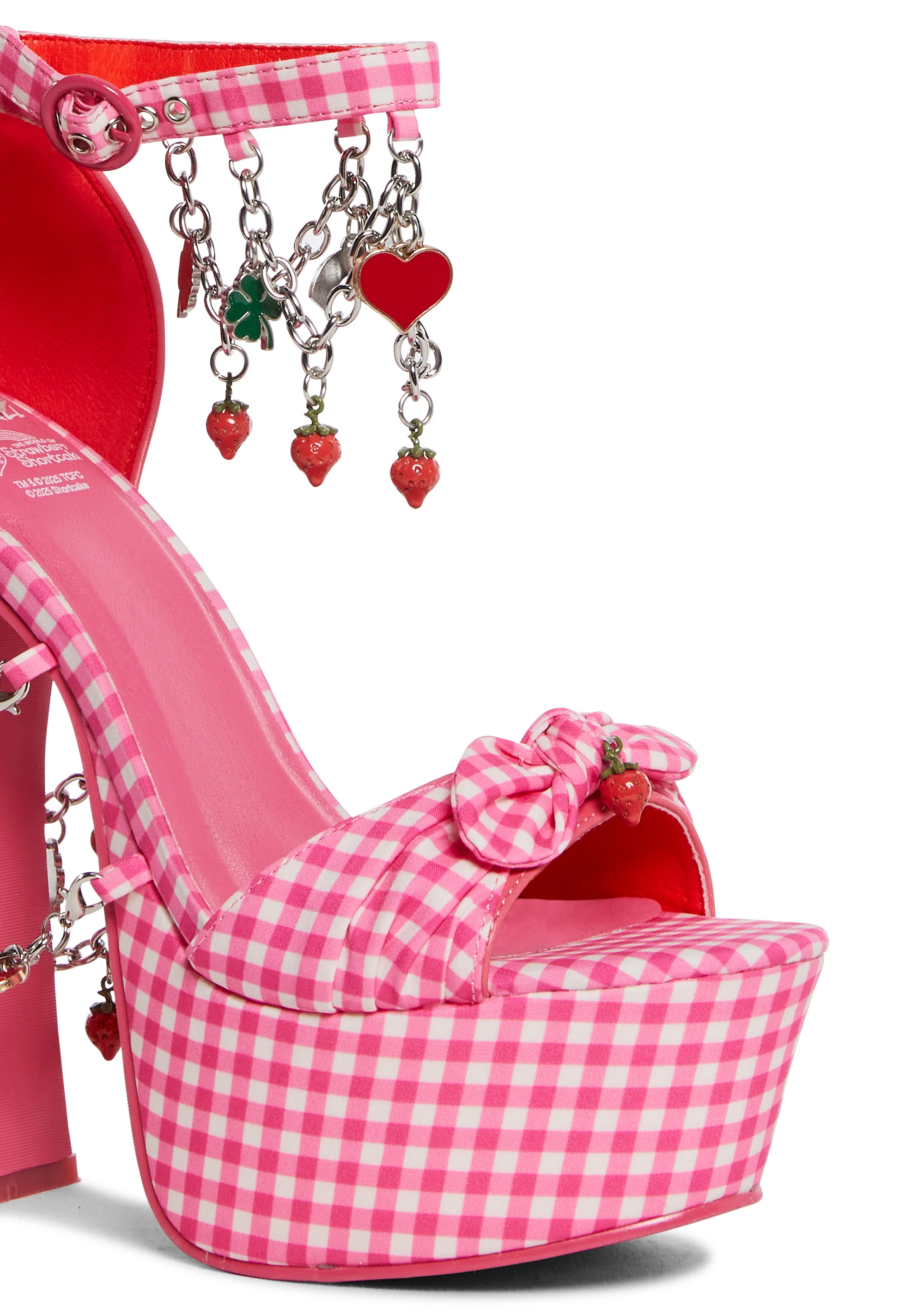 Holy Revelation Platform Heels - Gingham - Image 5