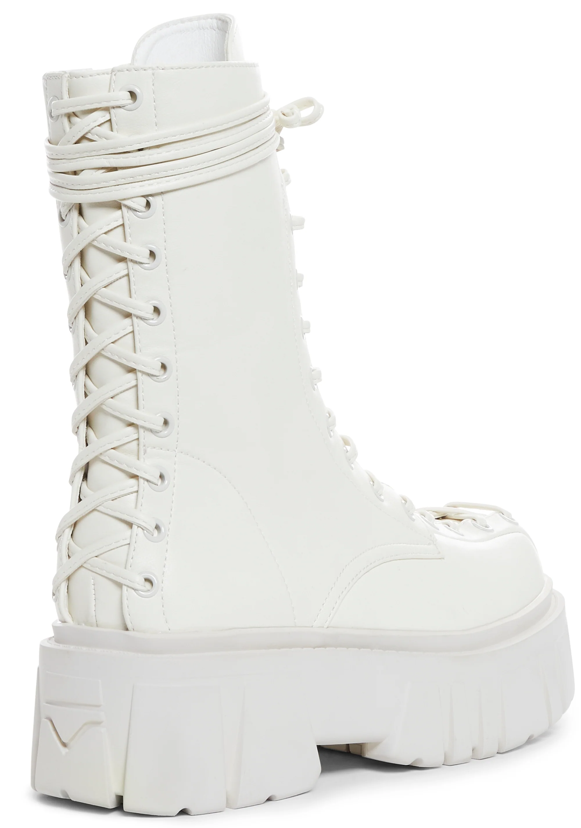 Celestial Candy Corset Boots - White - Image 2