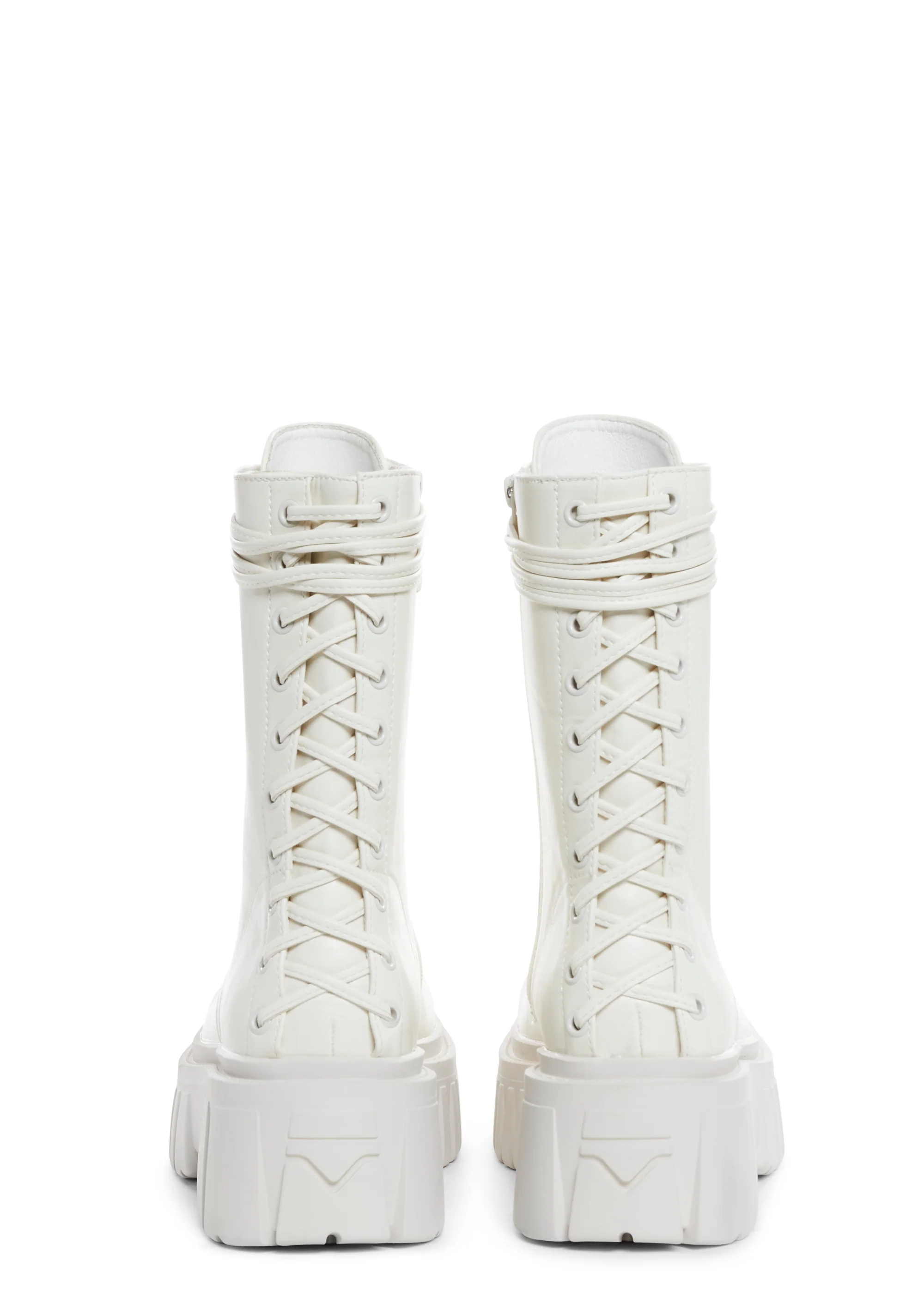 Celestial Candy Corset Boots - White - Image 3