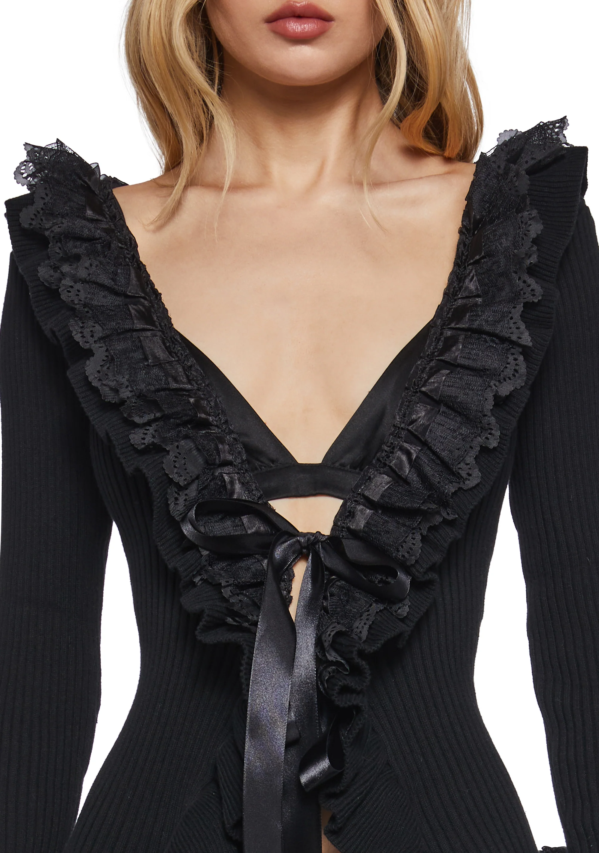 Celestial Darkness Knit Cardigan - Image 5