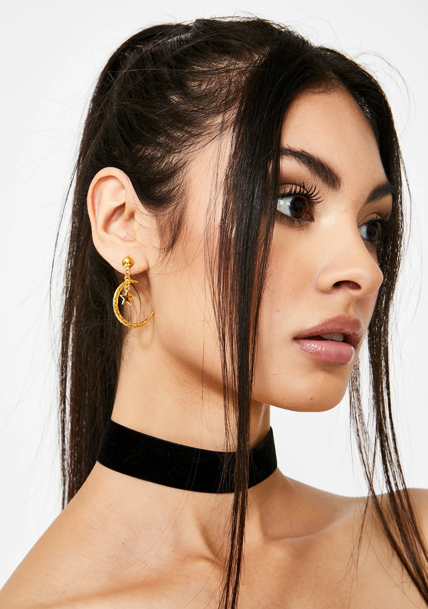 Celestial Lover Moon Earrings - Image 3