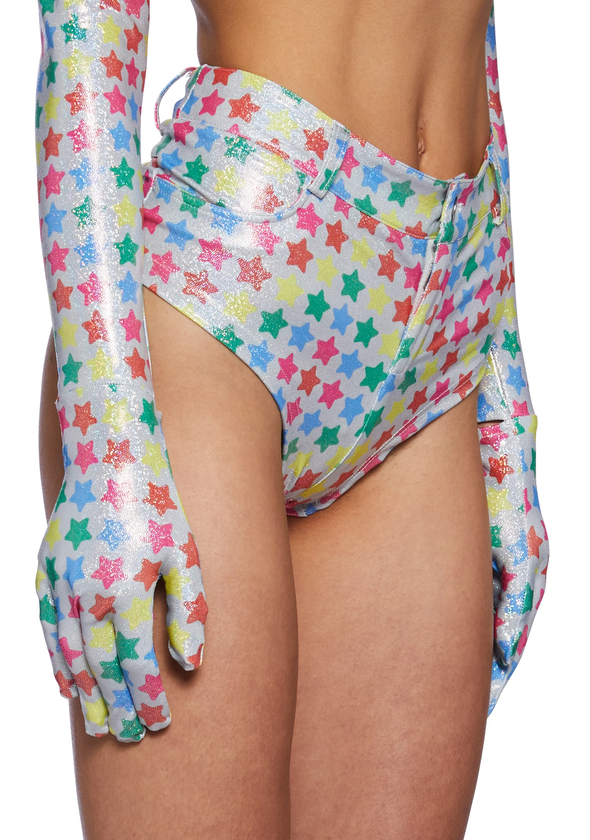 Celestial Prism Booty Shorts - Image 5
