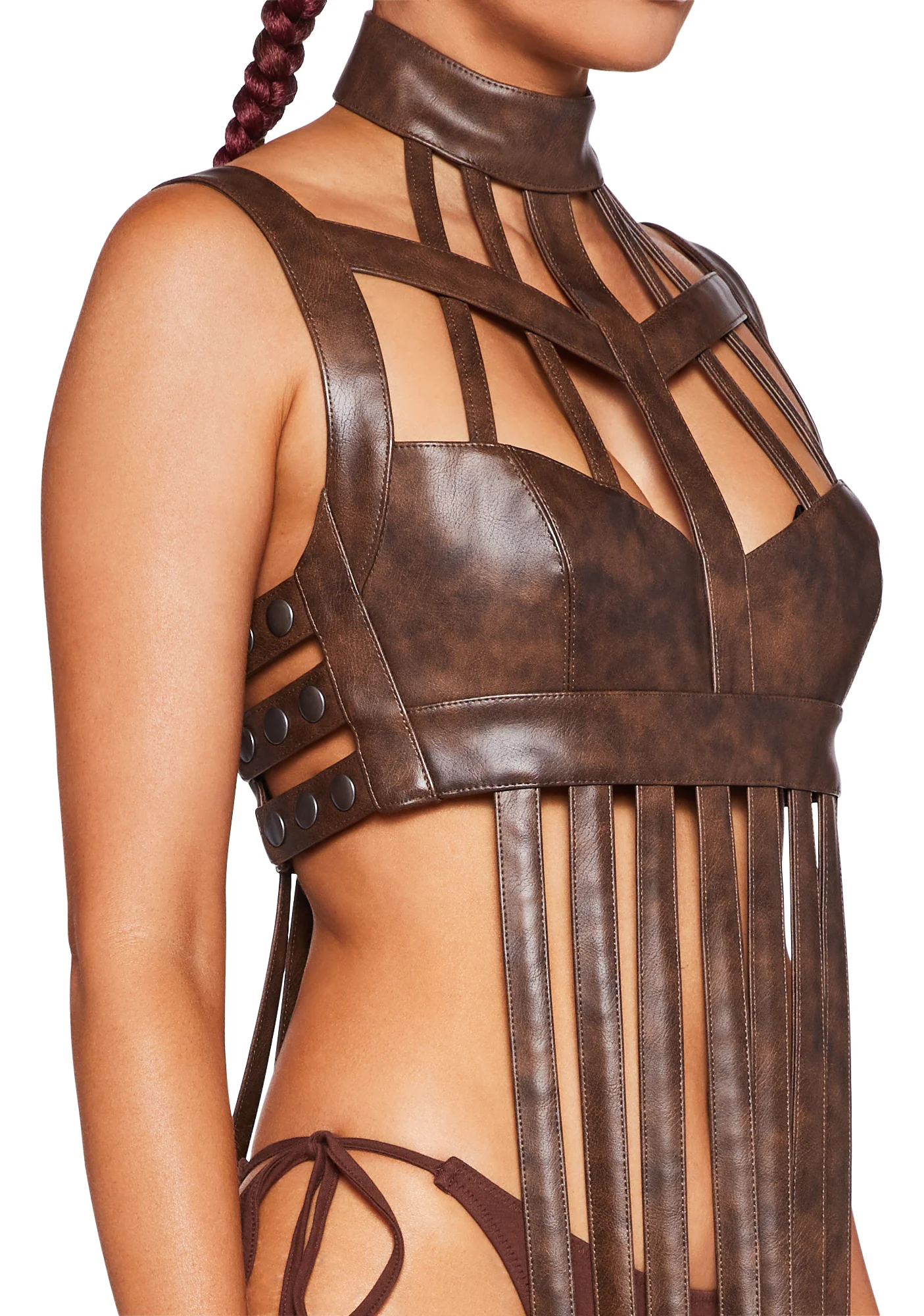 Celestial Ringmaster Lingerie Set - Brown - Image 2