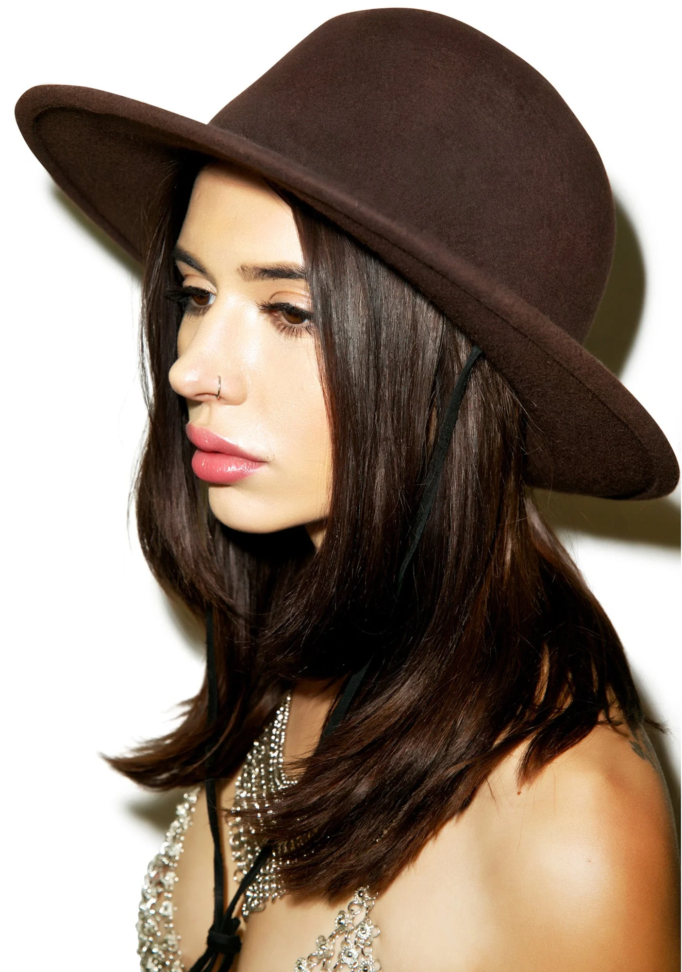 Celine Wool Hat - Black - Image 9