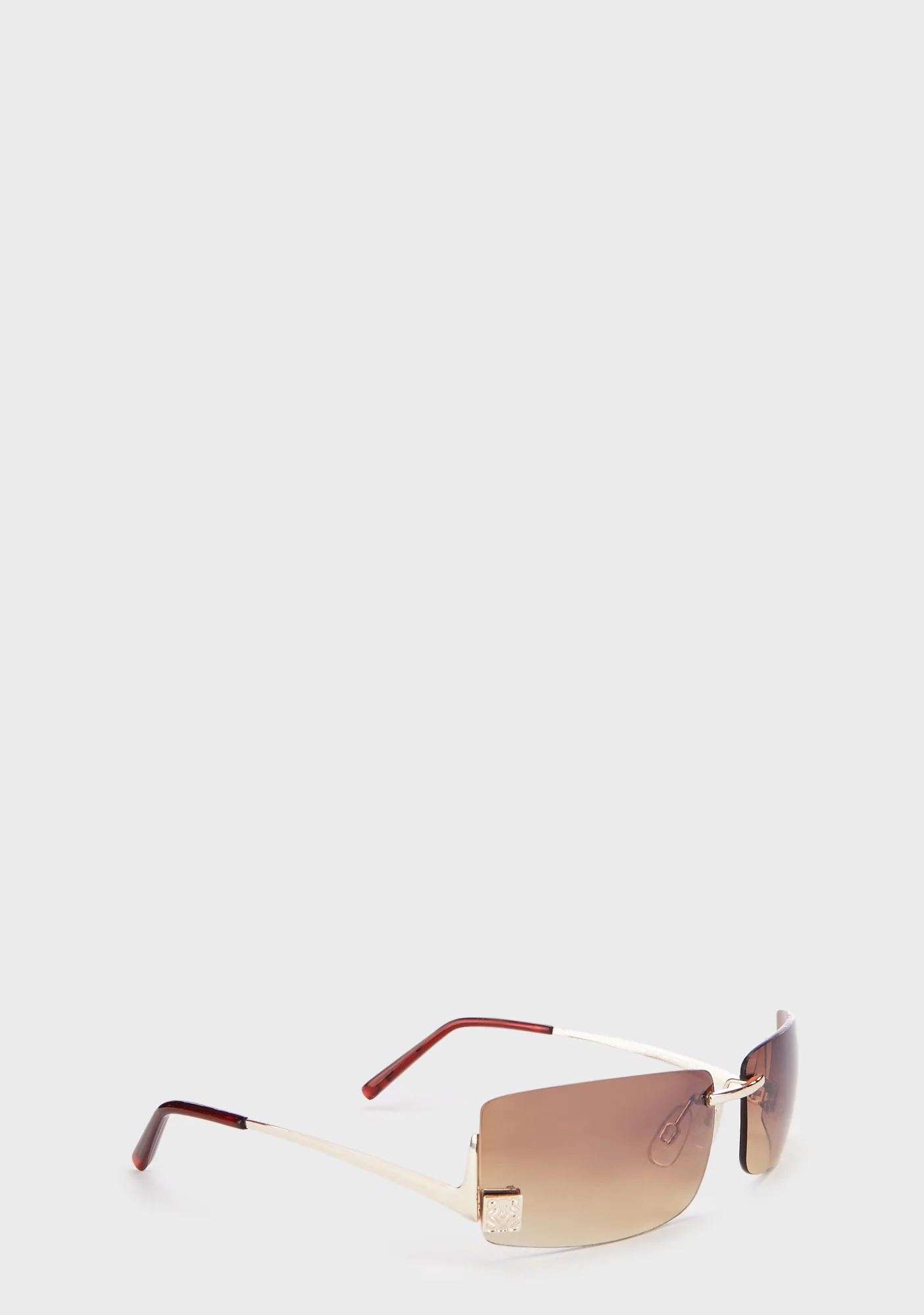 Century Oversized Sunglasses - Brown - Image 4