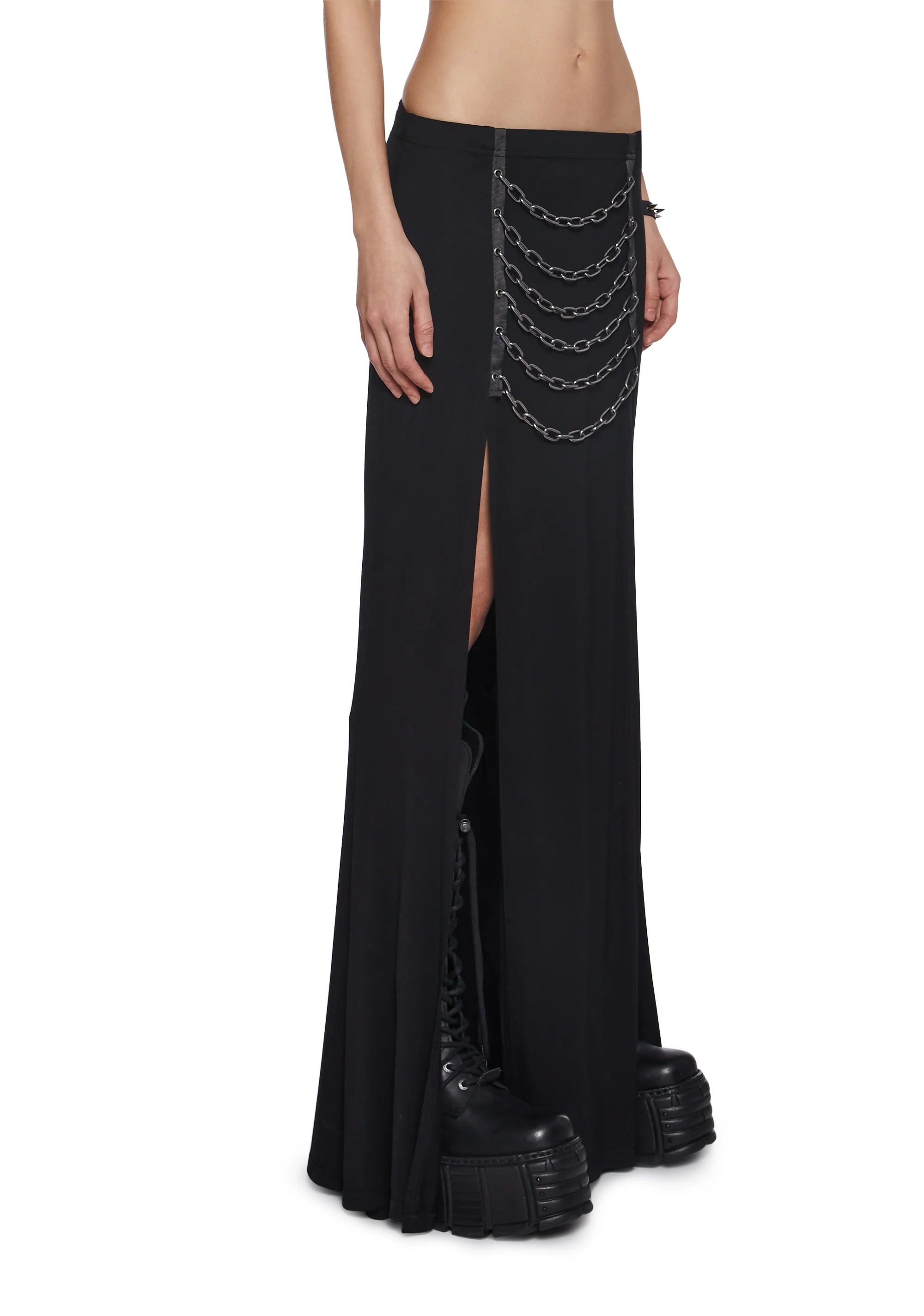 Steel Echoes Maxi Skirt - Image 3