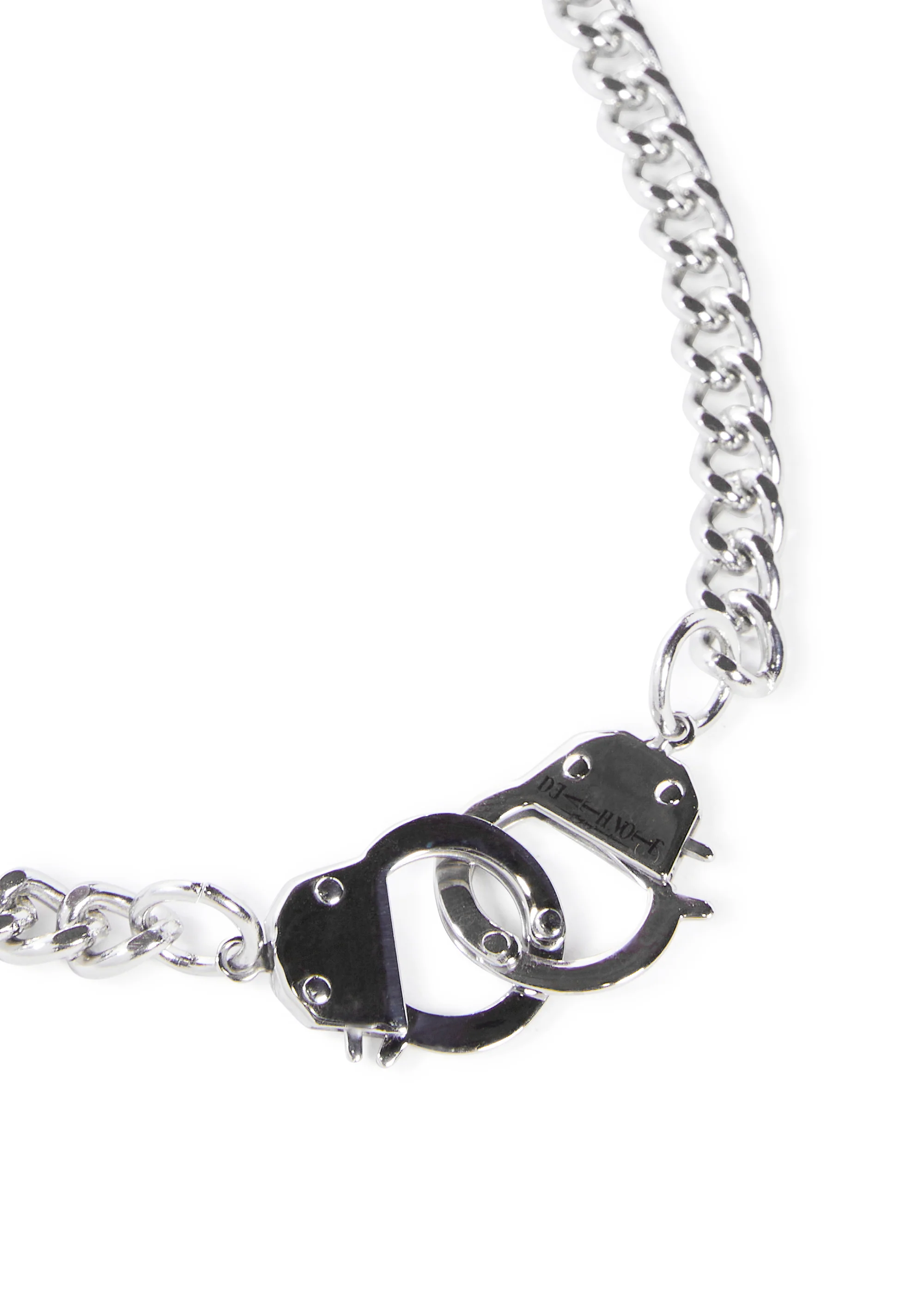 Chained Together Handcuff Necklace - Image 2