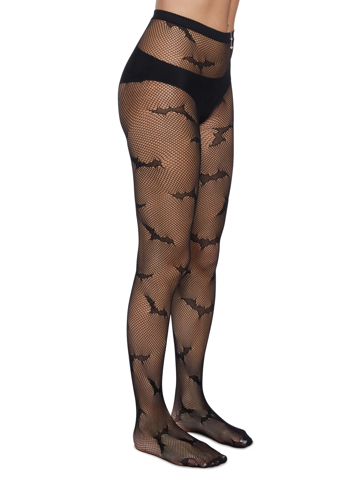 Chamber Charm Bat Print Tights - Image 3
